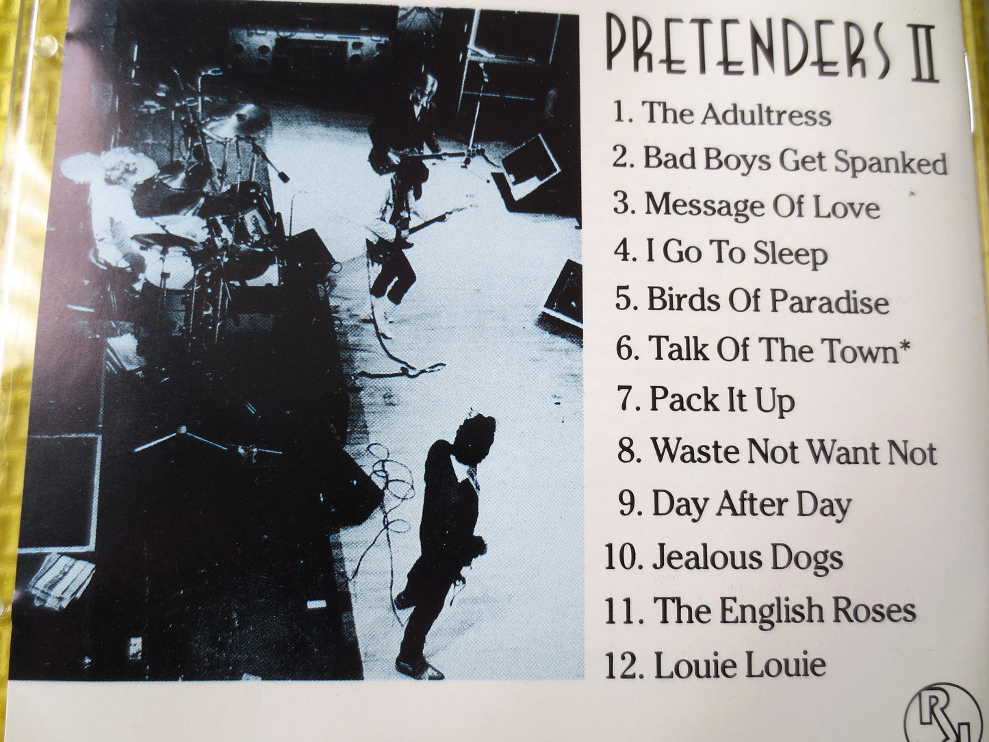 PRETENDERS, Pretenders 2 Cd, PRETENDERS Lp, PRETENDERS Album, Rock Music Cd, Classic Rock Cd, Music Cd, Cds, 1987 Compact Disc