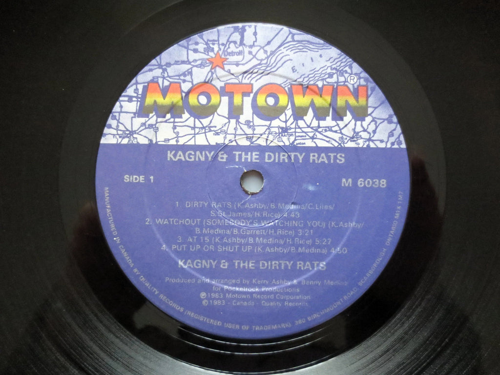 Kagny & the Dirty Rats – Kagny & the Dirty Rats (Motown, 1983) Vinyl LP