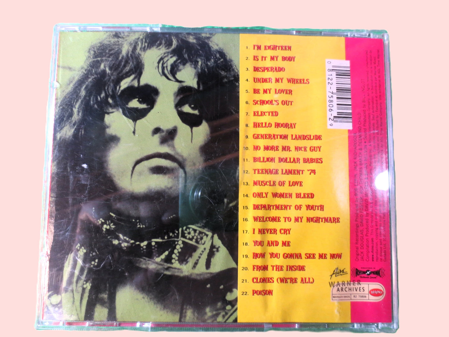 ALICE COOPER, MASCARA and Monsters, Alice Cooper Cd, Alice Cooper Lp, Music Cd, Rock Cd, Pop Music Cd, Rock Compact Disc