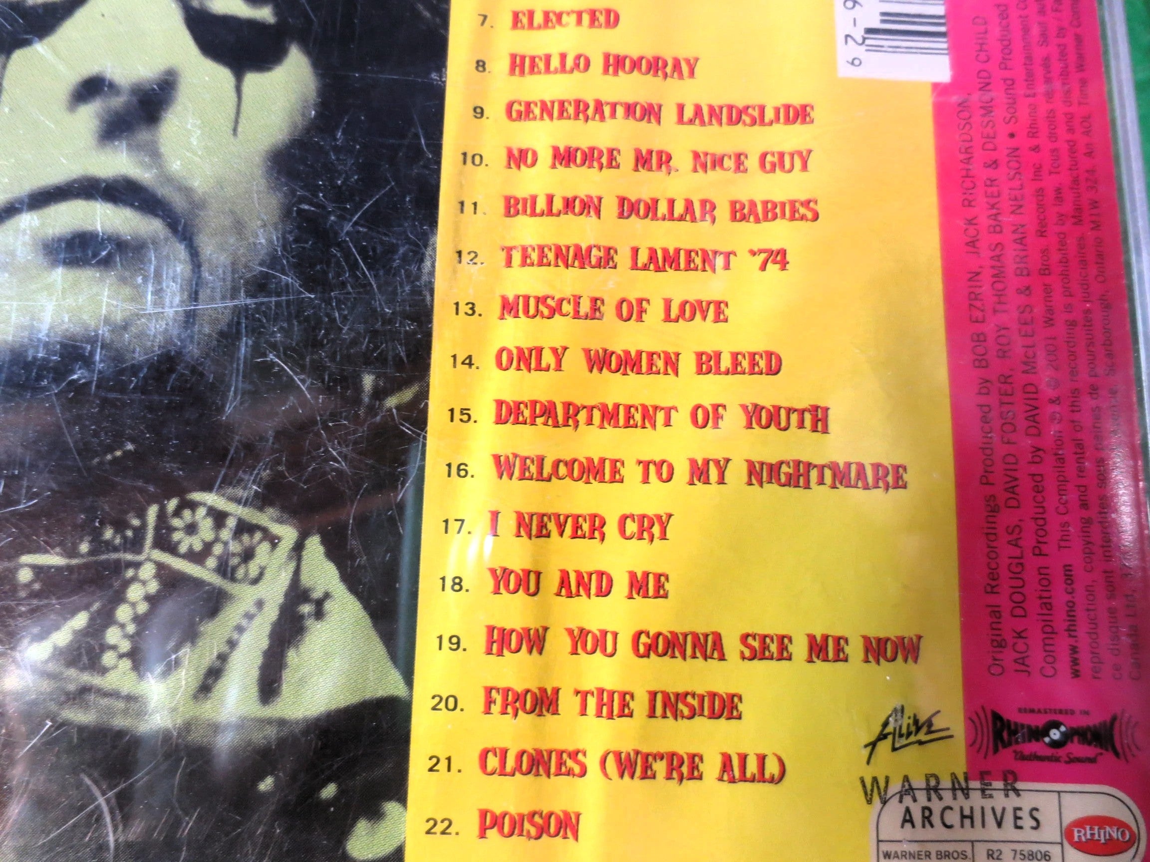 Alice Cooper – Mascara & Monsters: The Best of Alice Cooper CD