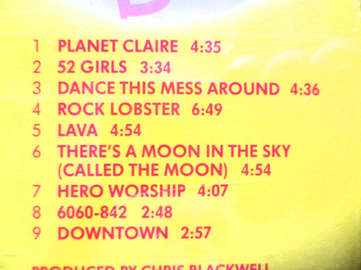 The B-52's, ROCK LOBSTER, B-52's Cd, Vintage Album, 1992 Records