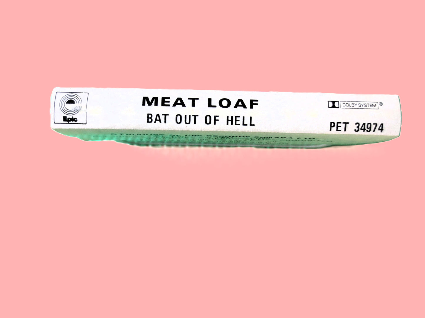 MEAT LOAF, BAT Out Of Hell, 1977 Cassette Tape, Vintage Cassette