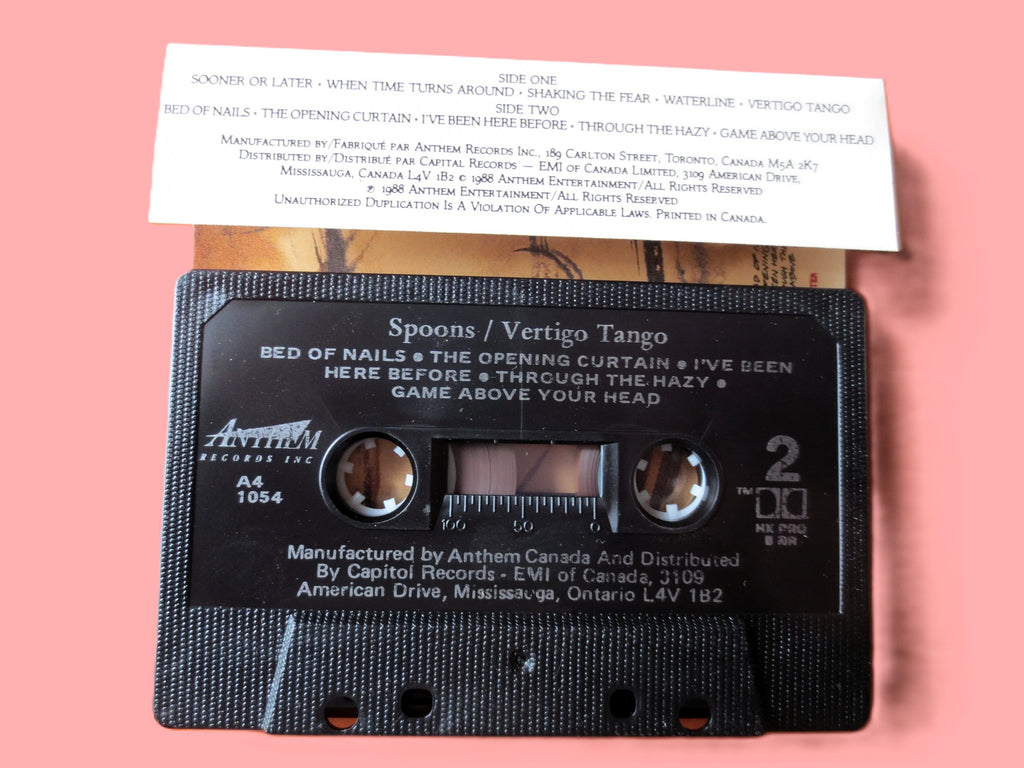 The Spoons – Vertigo Tango (1988) Cassette