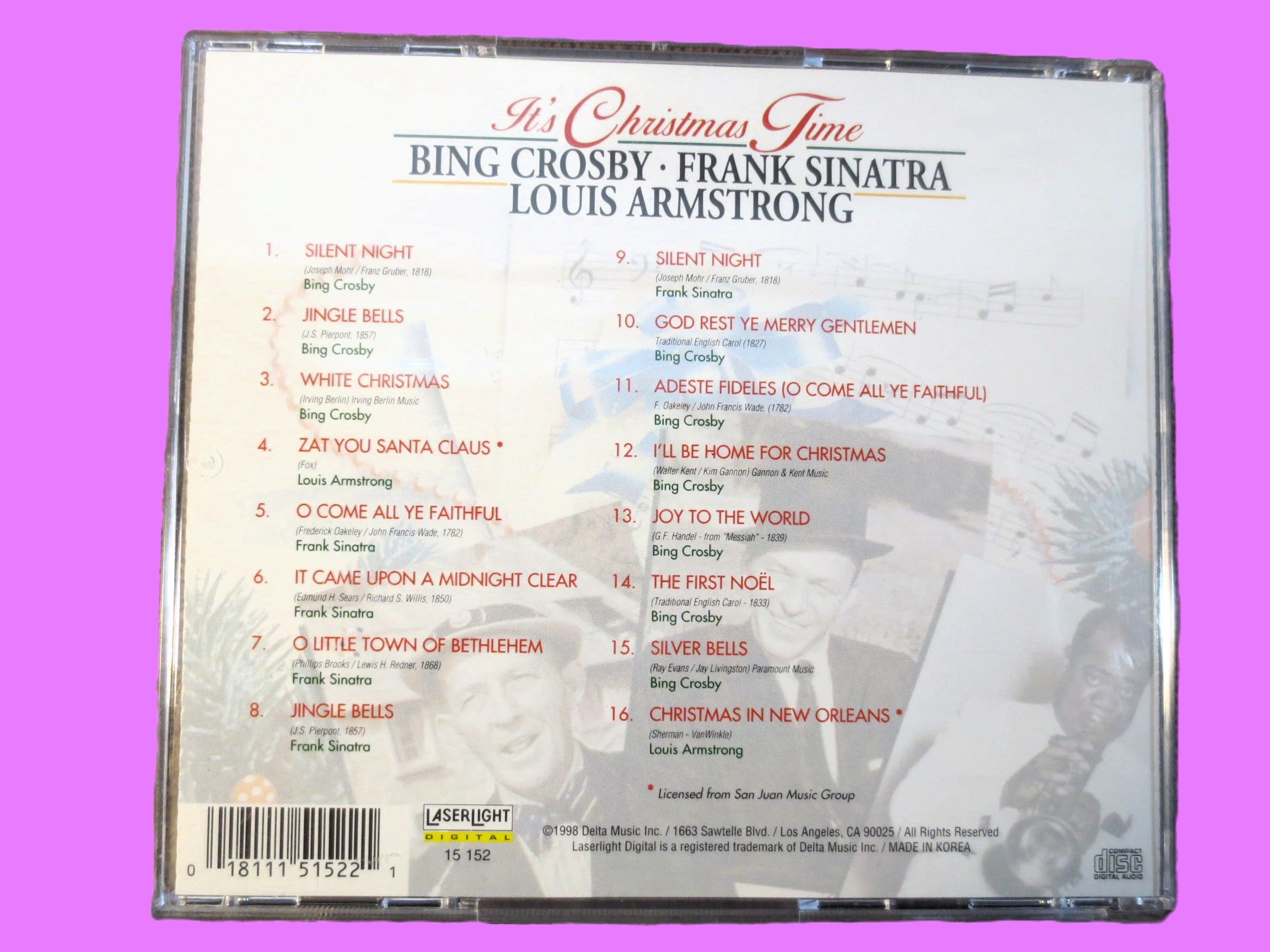 Bing Crosby – It's Christmas Time (1998) CD