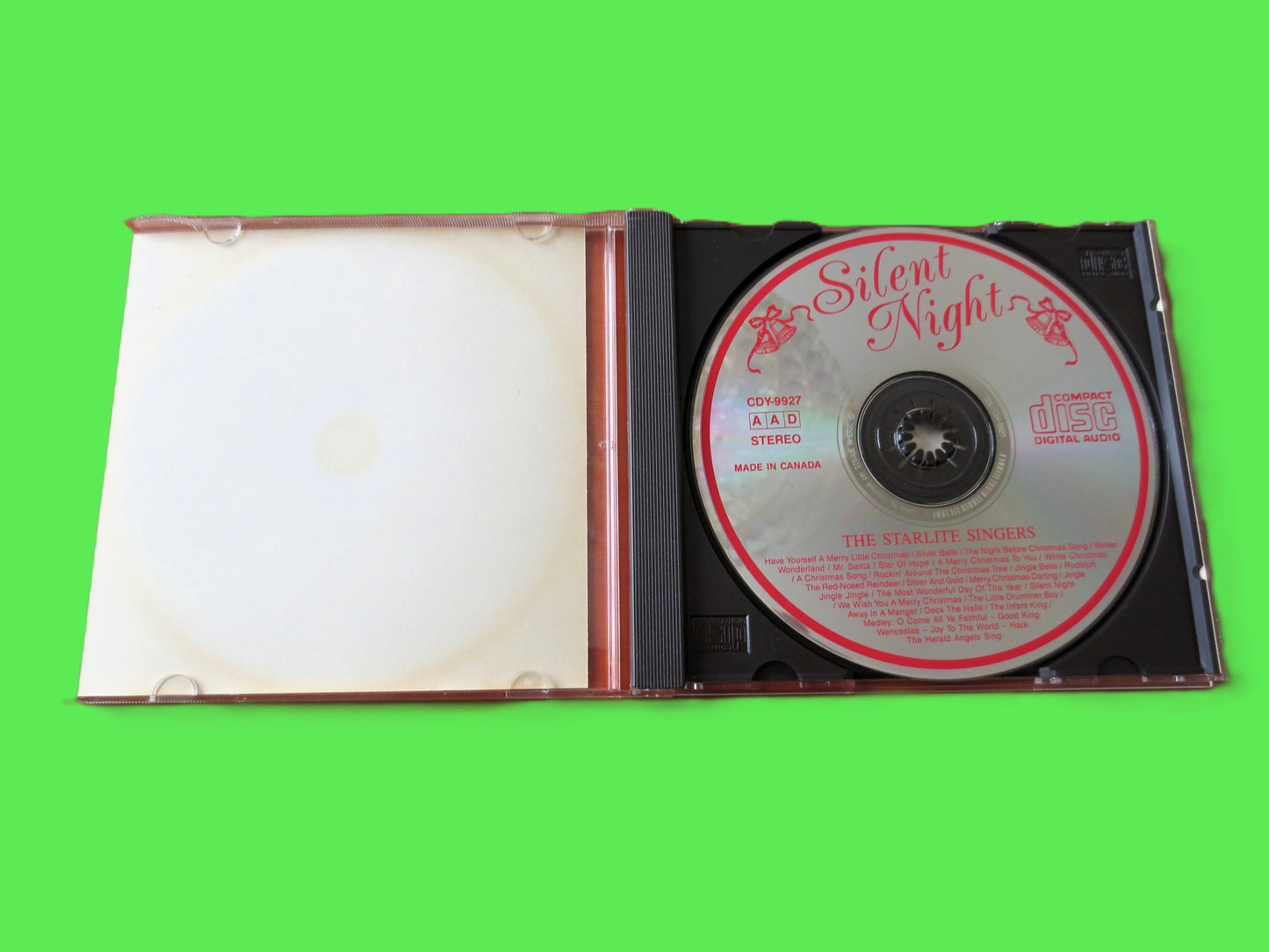 CHRISTMAS Music Cd - SILENT Night - The STARLIGHT Singers