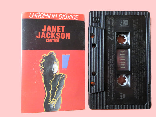 Janet Jackson, Control, Cassette Tape, 1986 Pop Music Album