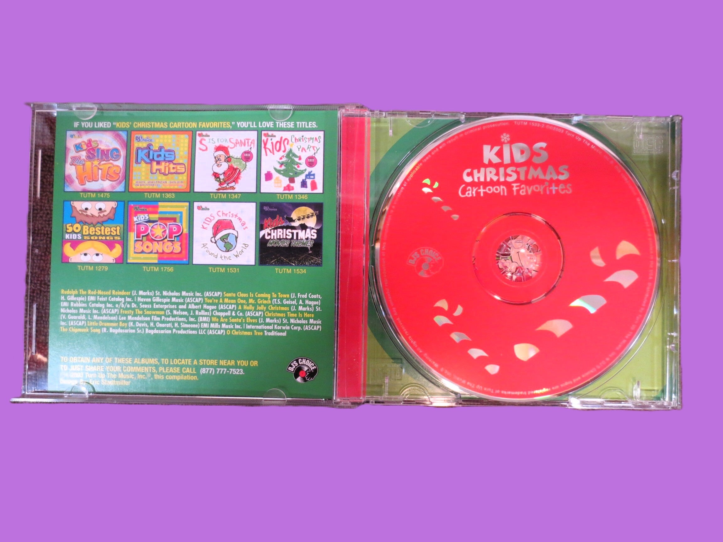 Various Artists – Kid's Christmas: Cartoon Favorites [CD]