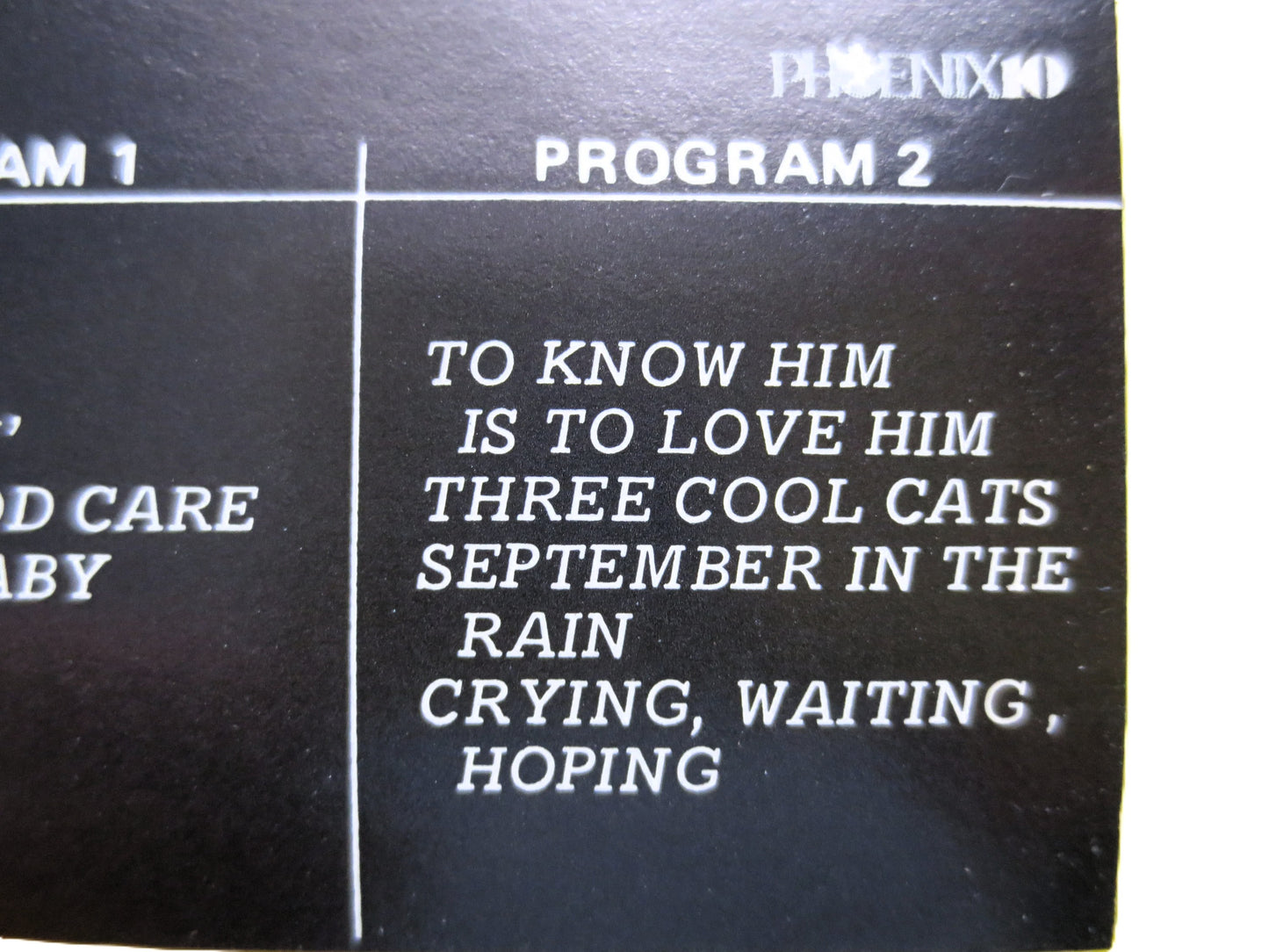 The Silver Beatles Vol. 2 Cassette Tape - 1982 Phoenix Entertainment