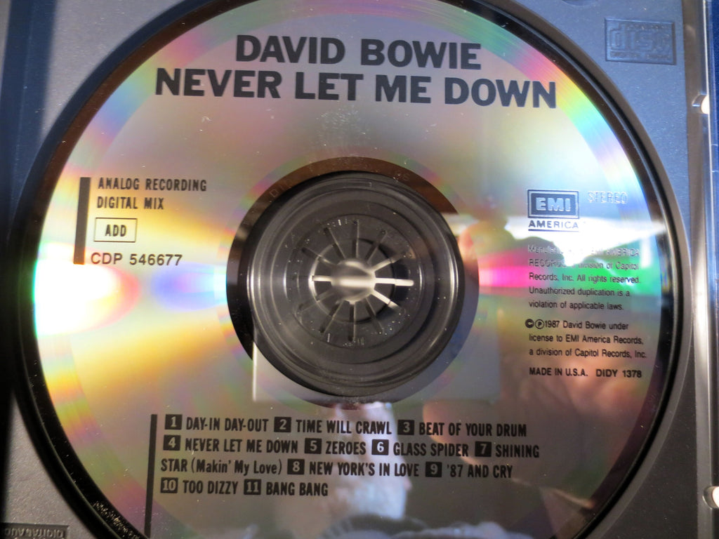 David Bowie – Never Let Me Down (1987) CD