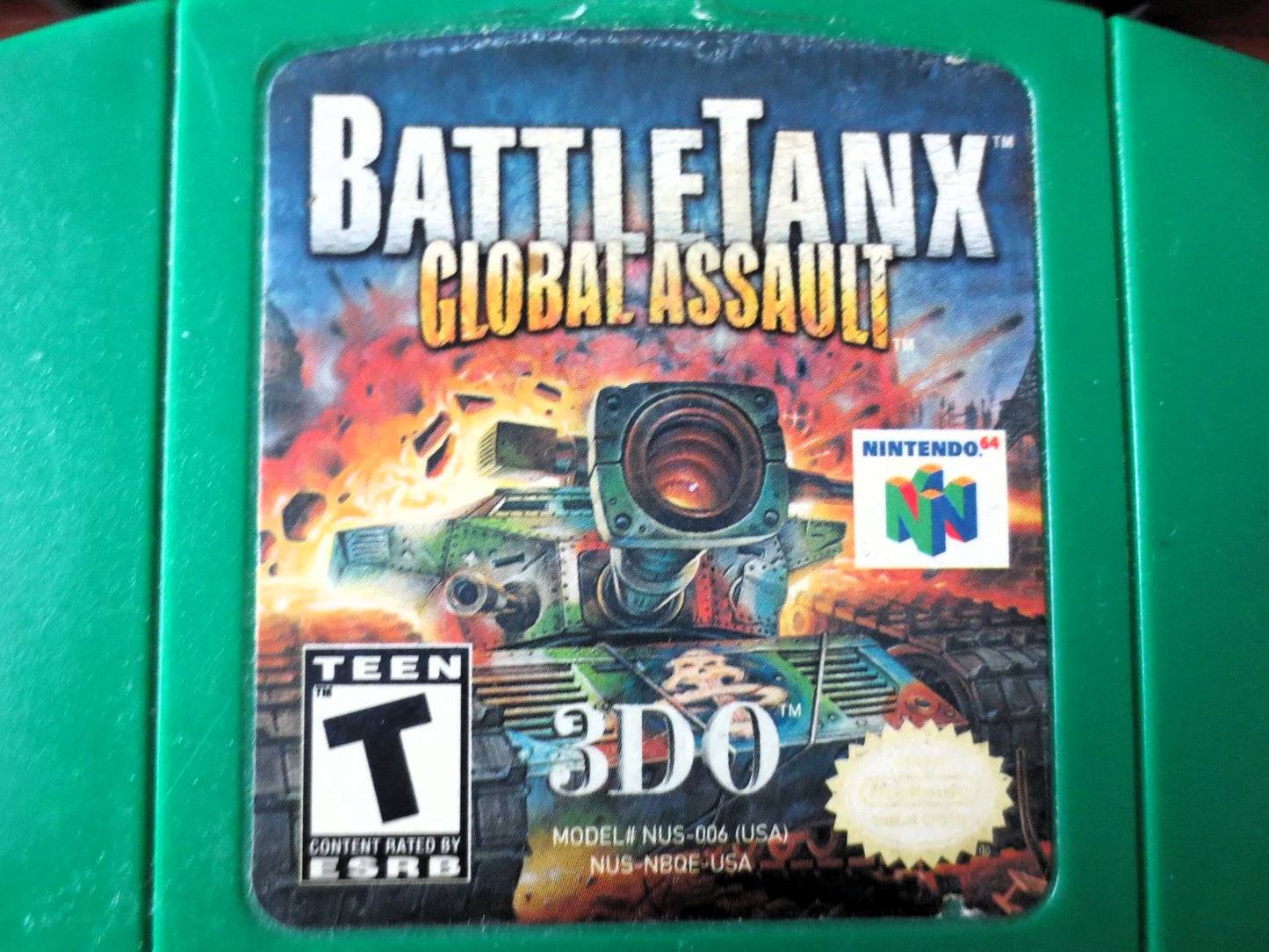 Nintendo 64 Game Lot: Super Mario 64, Star Wars, Battle Tank