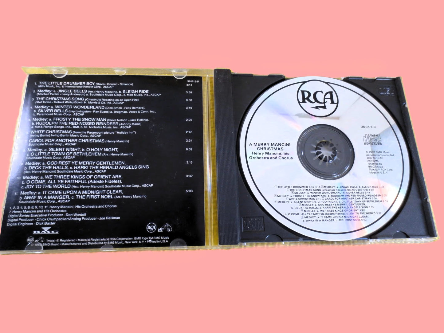 HENRY MANCINI, CHRISTMAS, Henry Mancini Cd, Christmas Hits Cd, Jazz Cd, Jazz Lp, Vintage Compact Disc, Cds, Vintage Cd's, 1985 Compact Discs