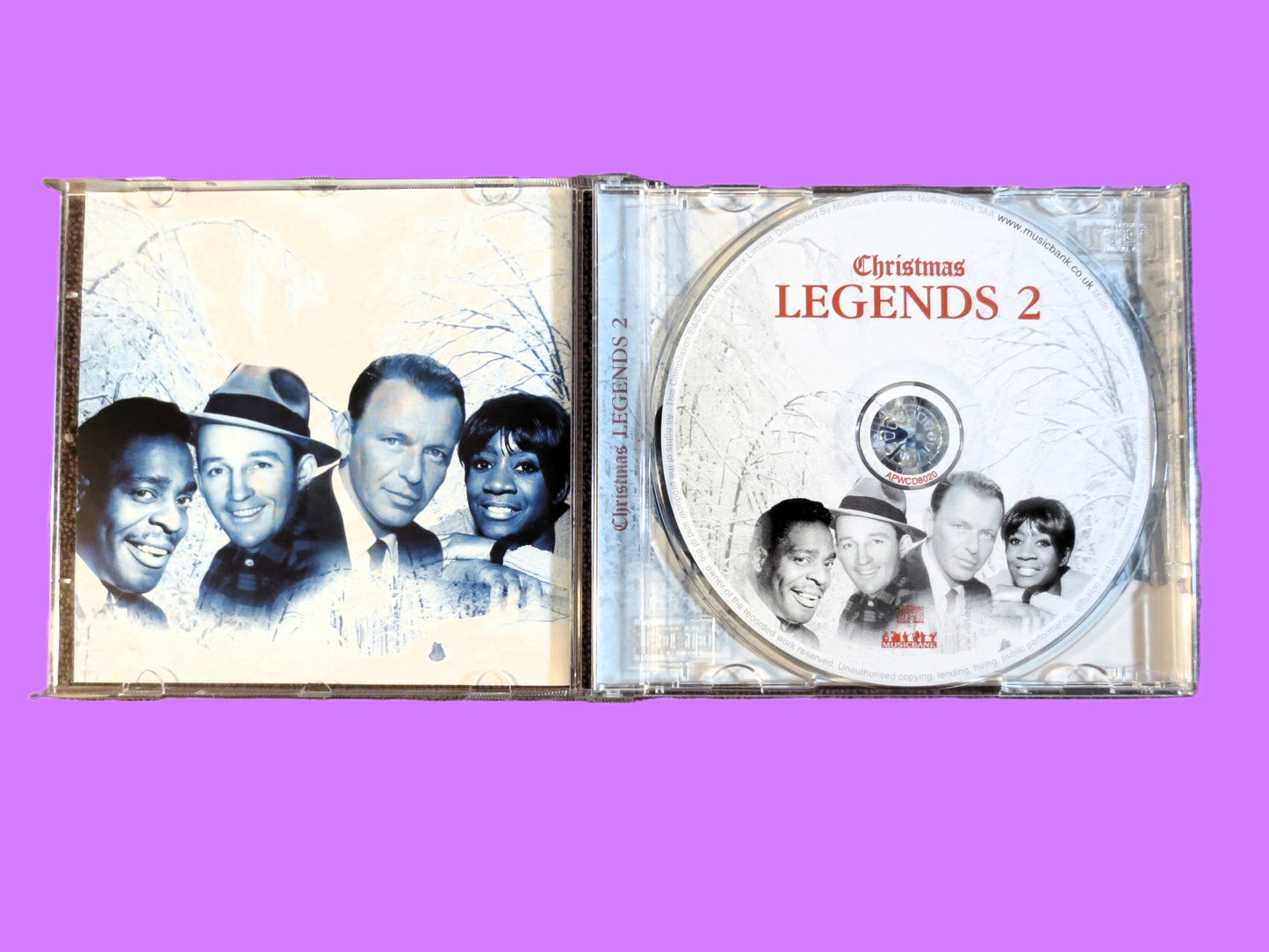 CHRISTMAS LEGENDS 2, Bing Crosby Cd, CHRISTMAS Music, Frank Sinatra