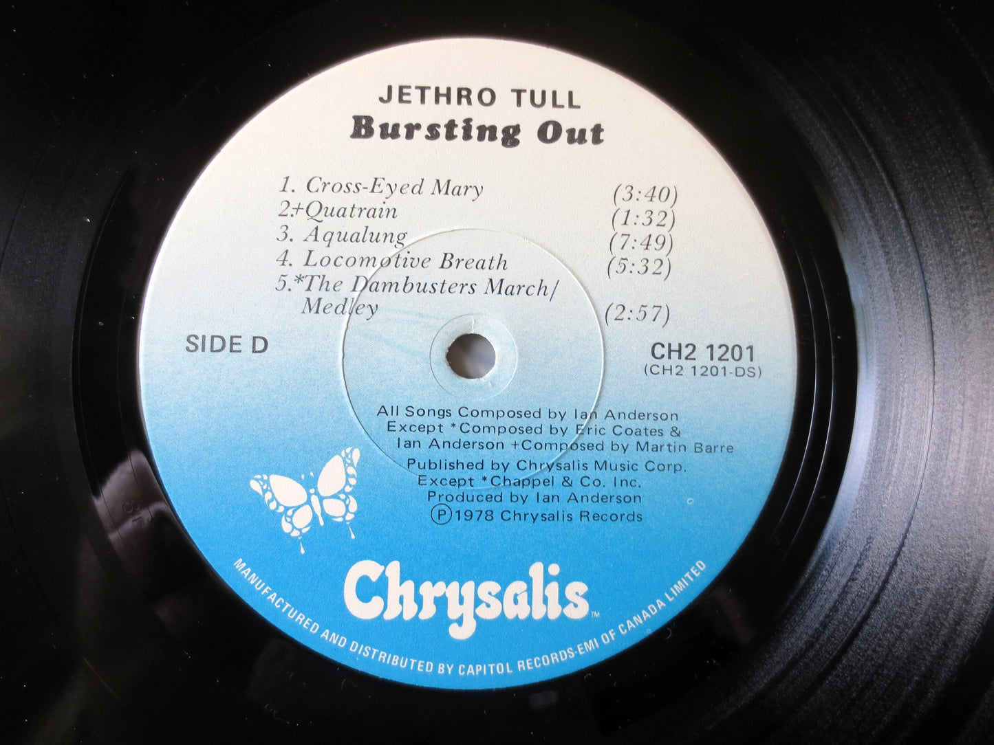 JETHRO TULL, "LIVE" - 2 Records - Vinyl Lp - 1978 Rock Album