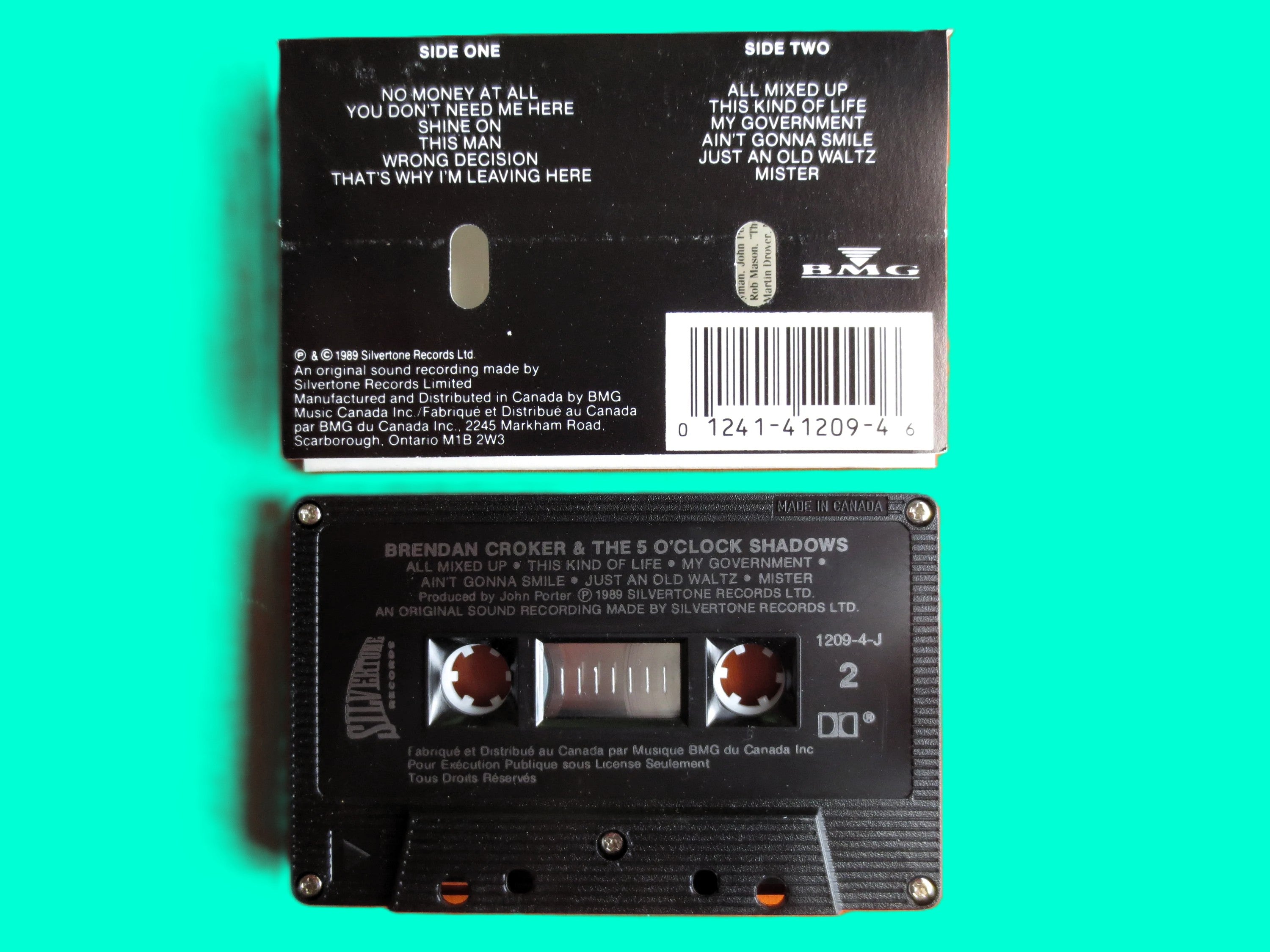 Brendan Croker and the 5 O'Clock Shadows (1989) Cassette