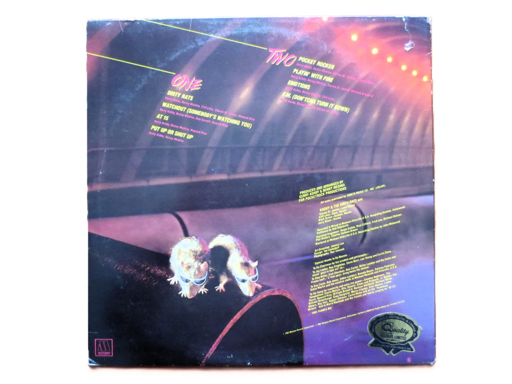 Kagny & the Dirty Rats – Kagny & the Dirty Rats (Motown, 1983) Vinyl LP