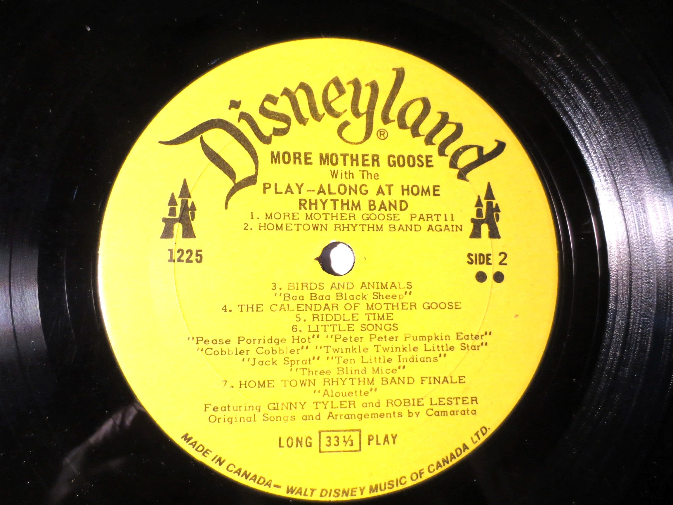More Mother Goose – Disneyland Records (1962) Vinyl LP