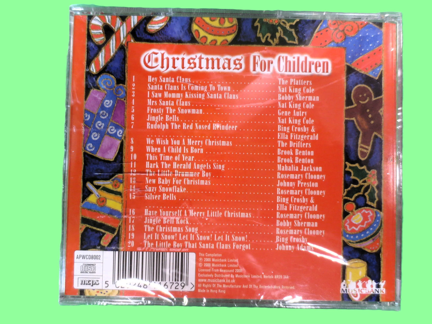 CHRISTMAS For CHILDREN, Factory SEALED, Christmas Cd, 2000 Compact Disc, Santa Claus