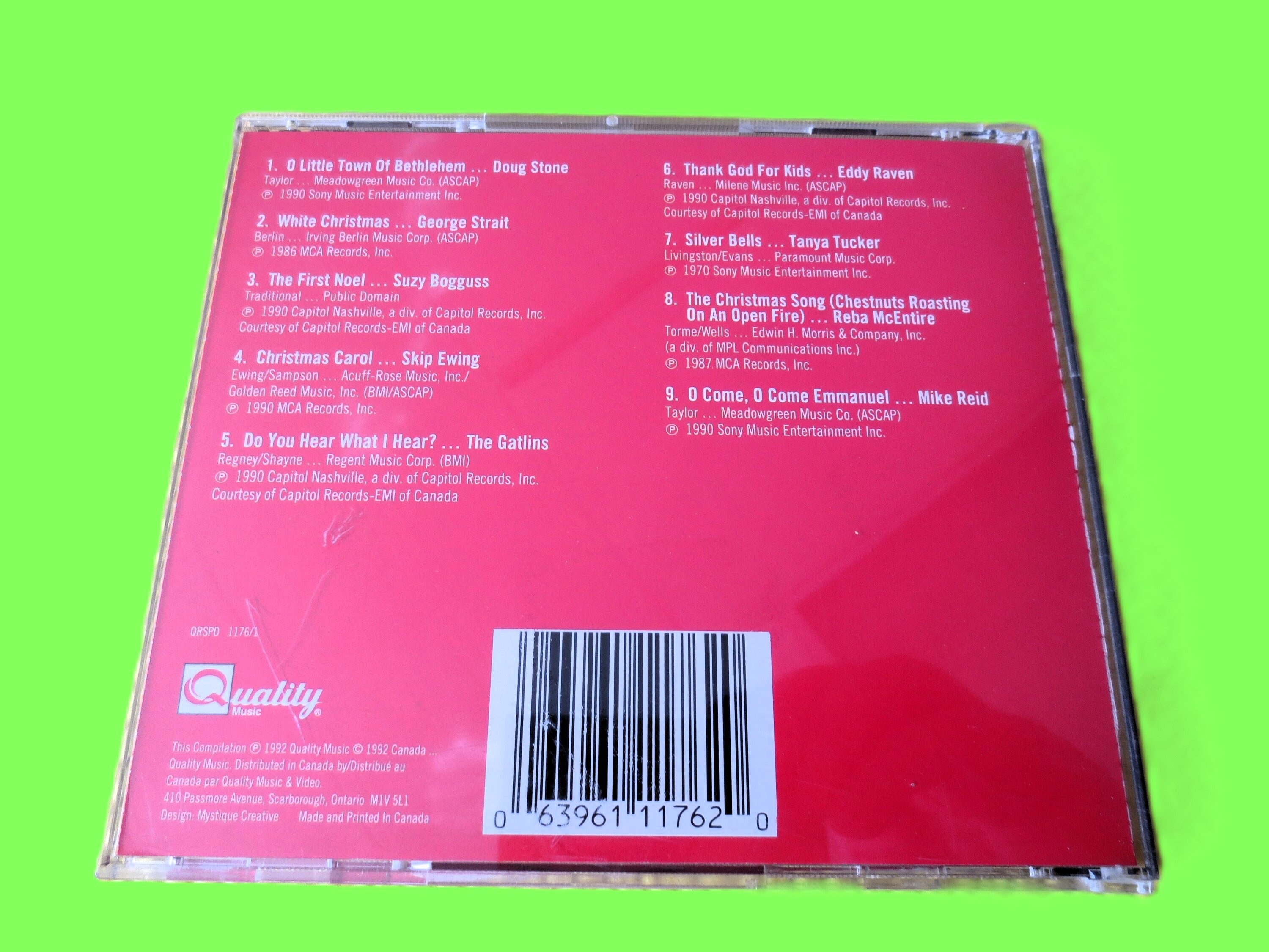 Christmas in the Country, CD - 1992 Compact Disc, Christmas Music