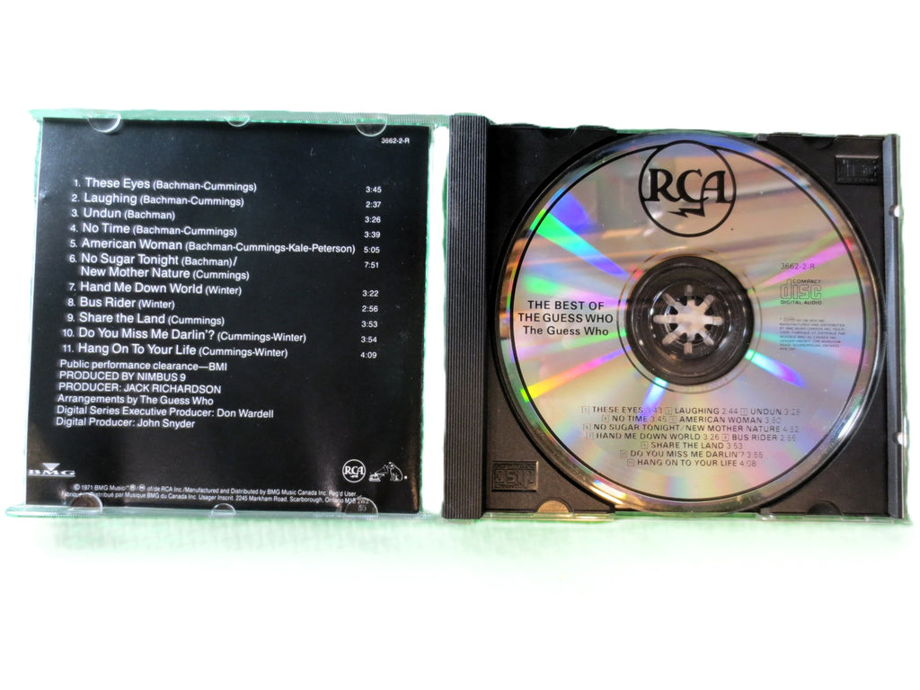 The Guess Who – Hit Songs (1989) CD