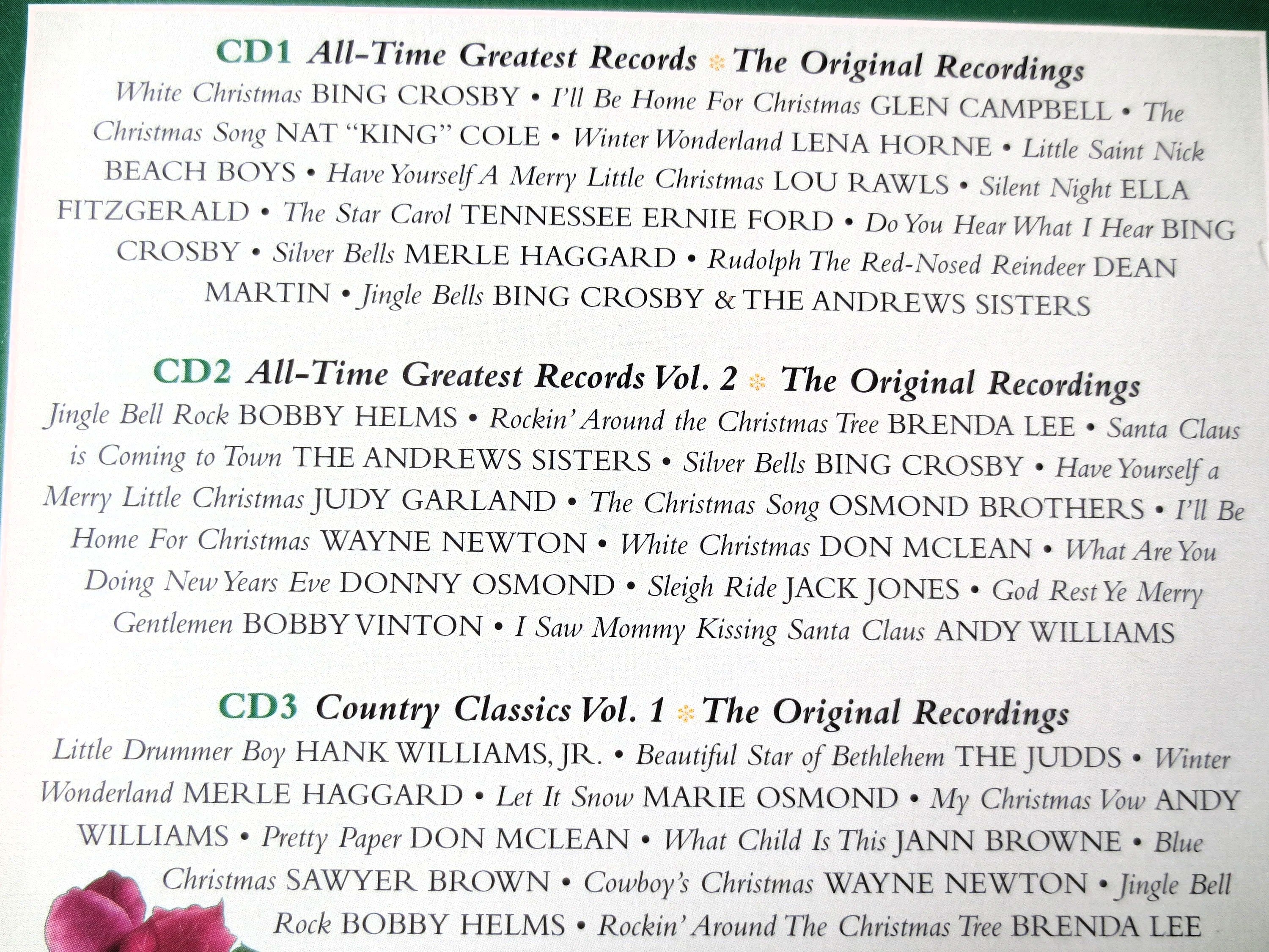 Christmas Classics (1991) 3-CD Set