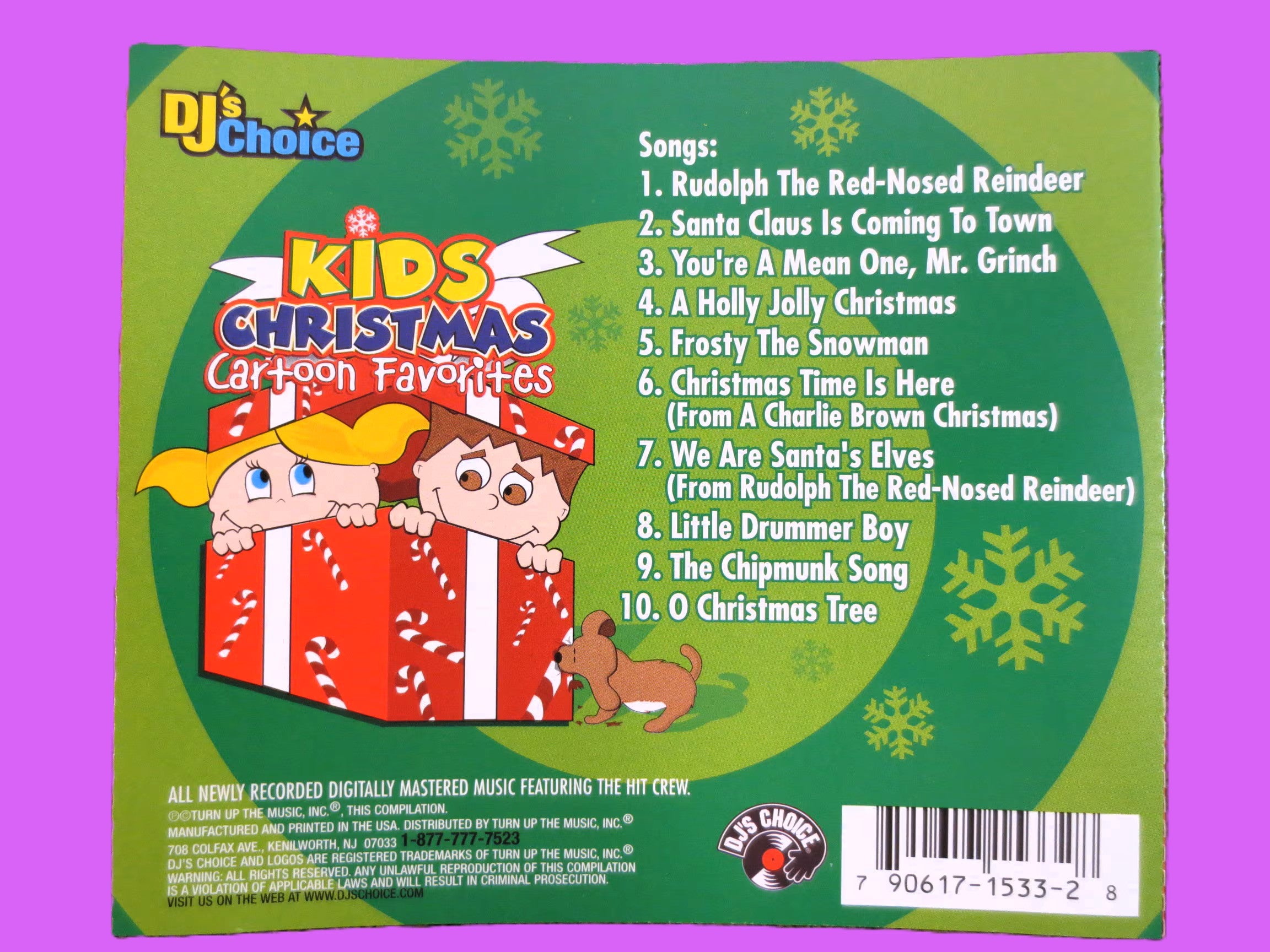 Various Artists – Kid's Christmas: Cartoon Favorites [CD]