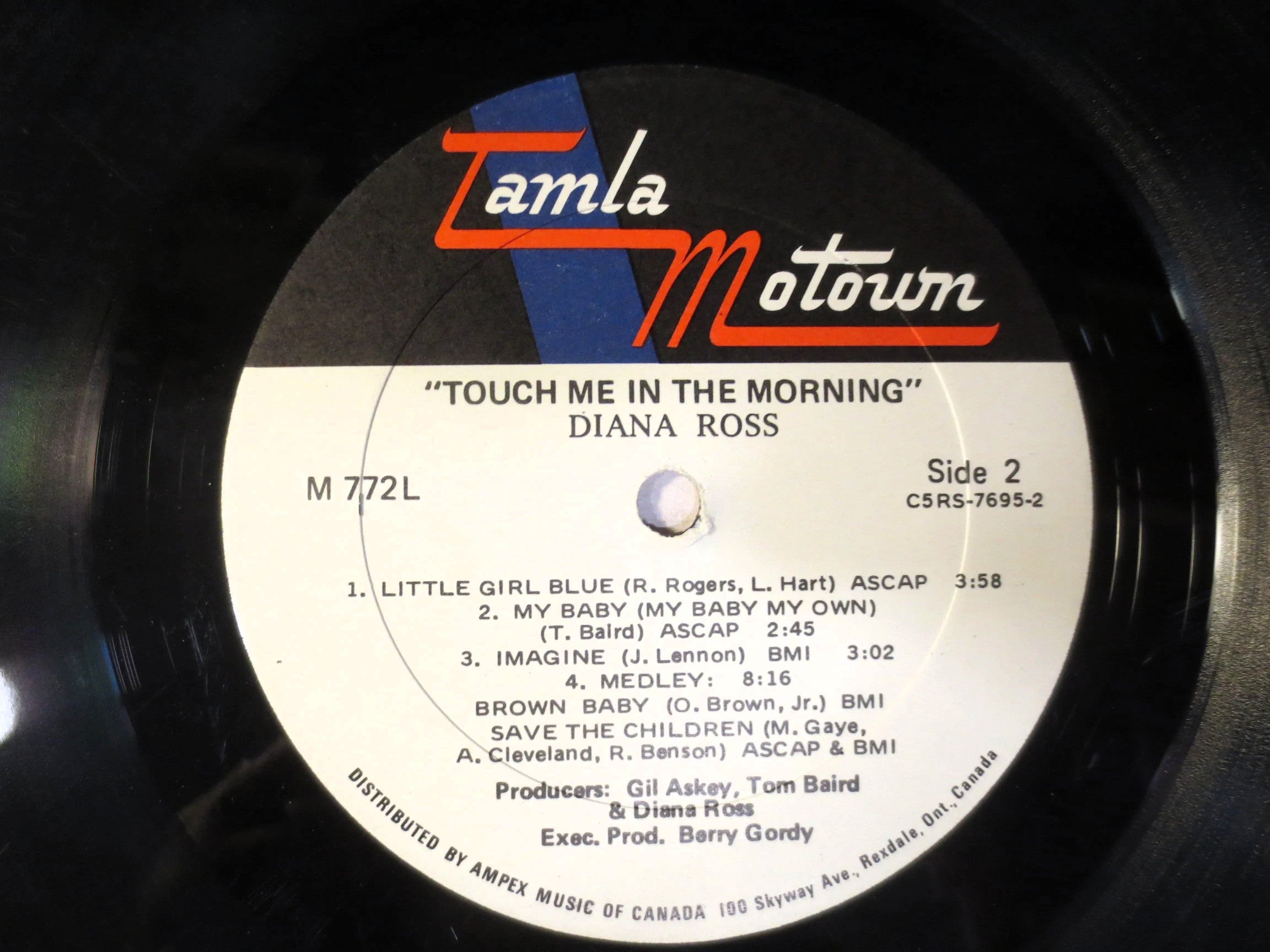 Diana Ross – Touch Me in the Morning (1973) Vinyl LP