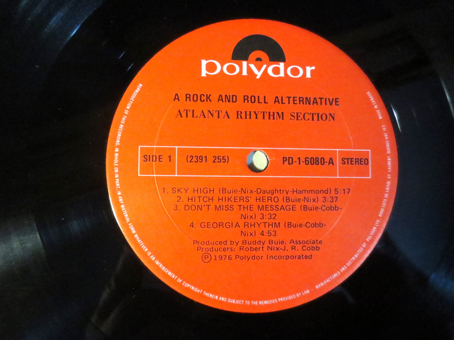 Atlanta Rhythm Section, A Rock and Roll Alternative, Rock Records, Soft Rock Records, Rock Albums, Pop Music, Vinyl Records, 1976 Records