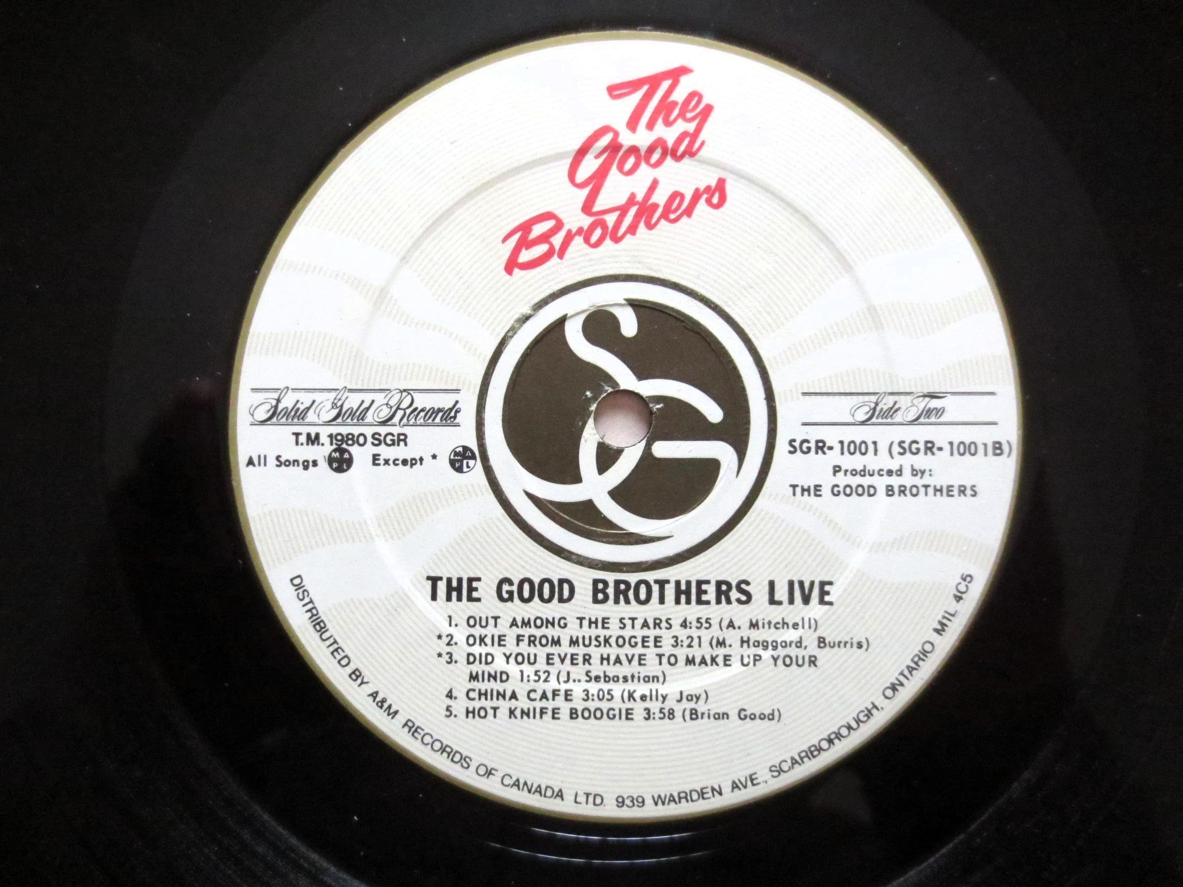 The Good Brothers – The Good Brothers Live (1980) Vinyl 2xLP