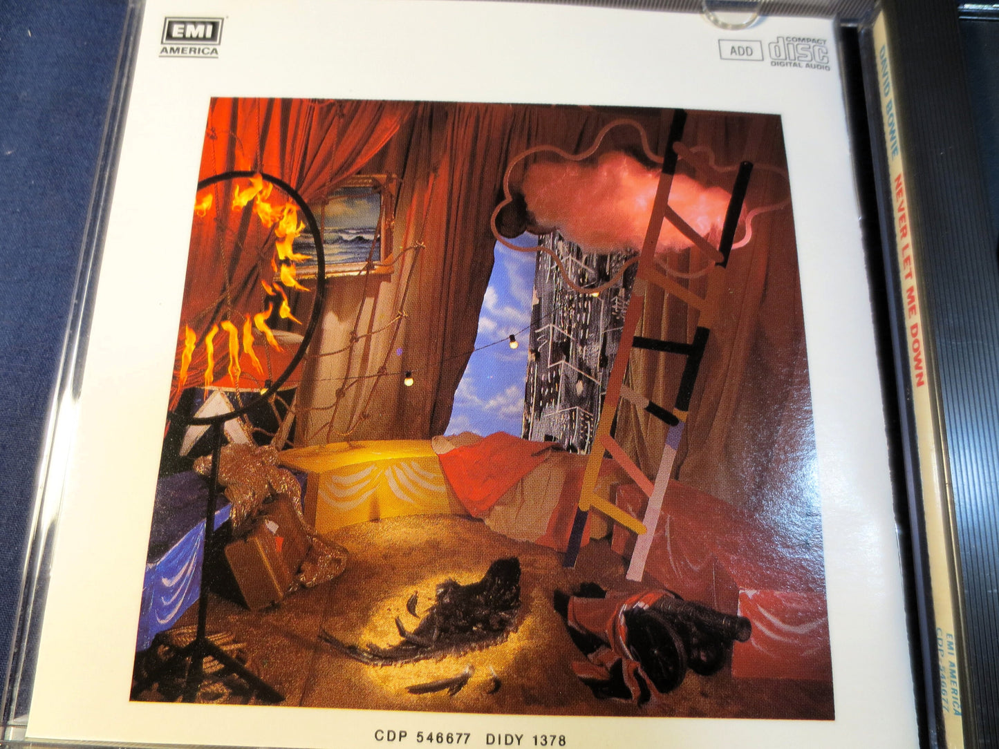 DAVID BOWIE, Never Let Me Down, David Bowie Cd,  David Bowie Album, David Bowie lps, David Bowie Songs, Cd, 1987 Compact Discs