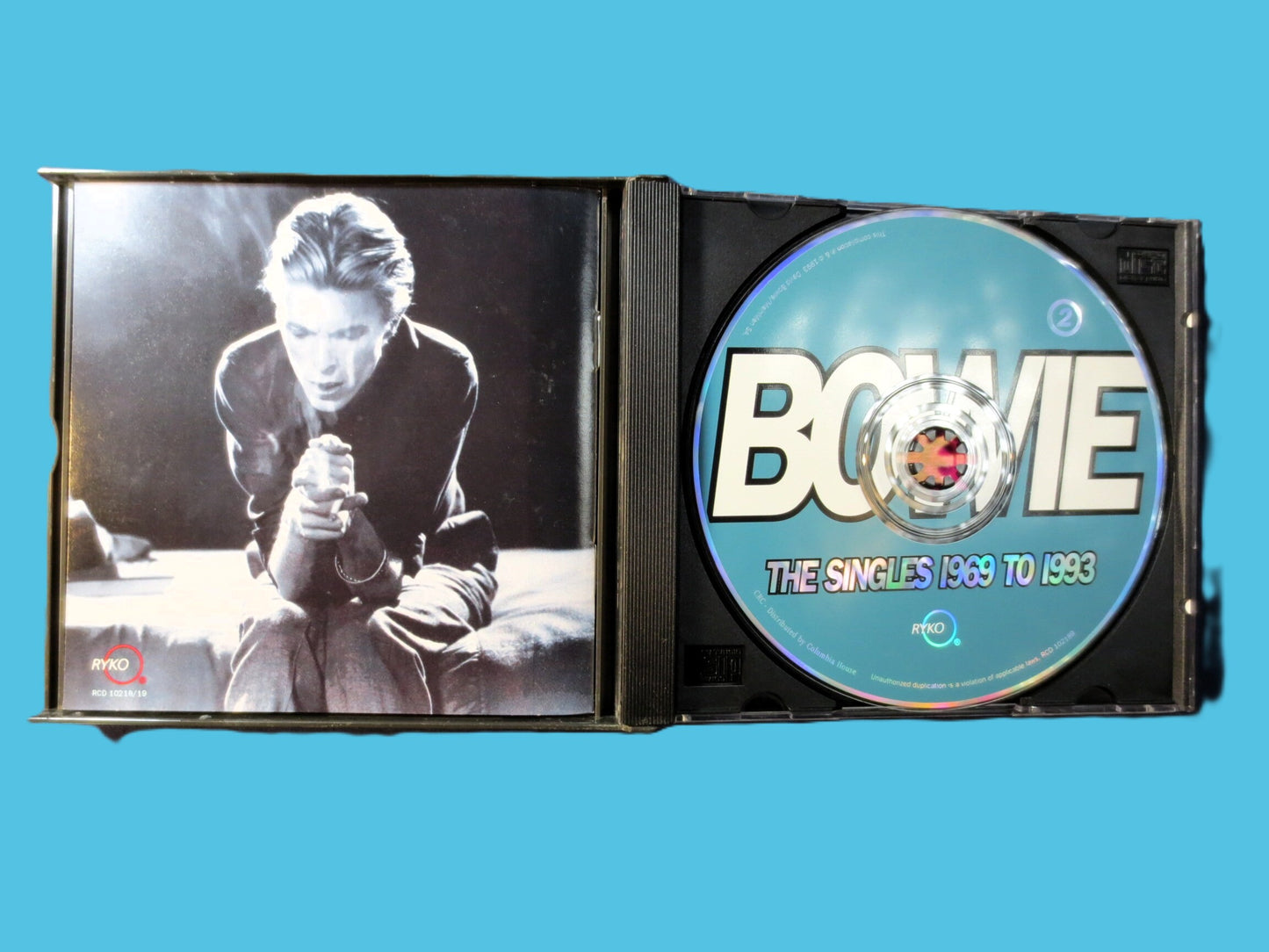 DAVID BOWIE, The SINGLES Cd: 1969-1993, Double Disc, Vintage Rock Cd