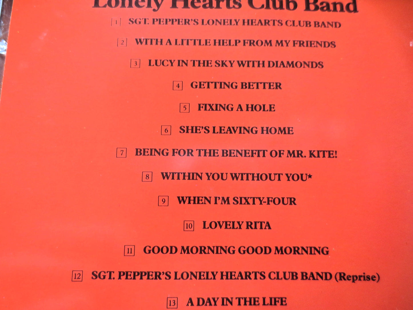 The BEATLES, Sgt PEPPER, The BEATLES Cd, Sgt Pepper Cd, The Beatles Lp, The Beatles Album, John Lennon Cd, 1987 Compact Disc