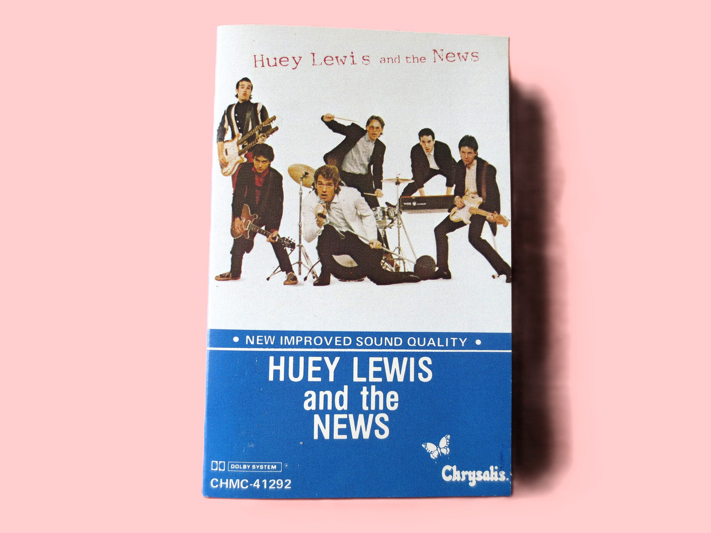 HUEY LEWIS and the NEWS, Classic Rock Tape, Classic Rock Album, Pop Music Tape, Tape Cassette, Jazz Cassette, Cassette Music