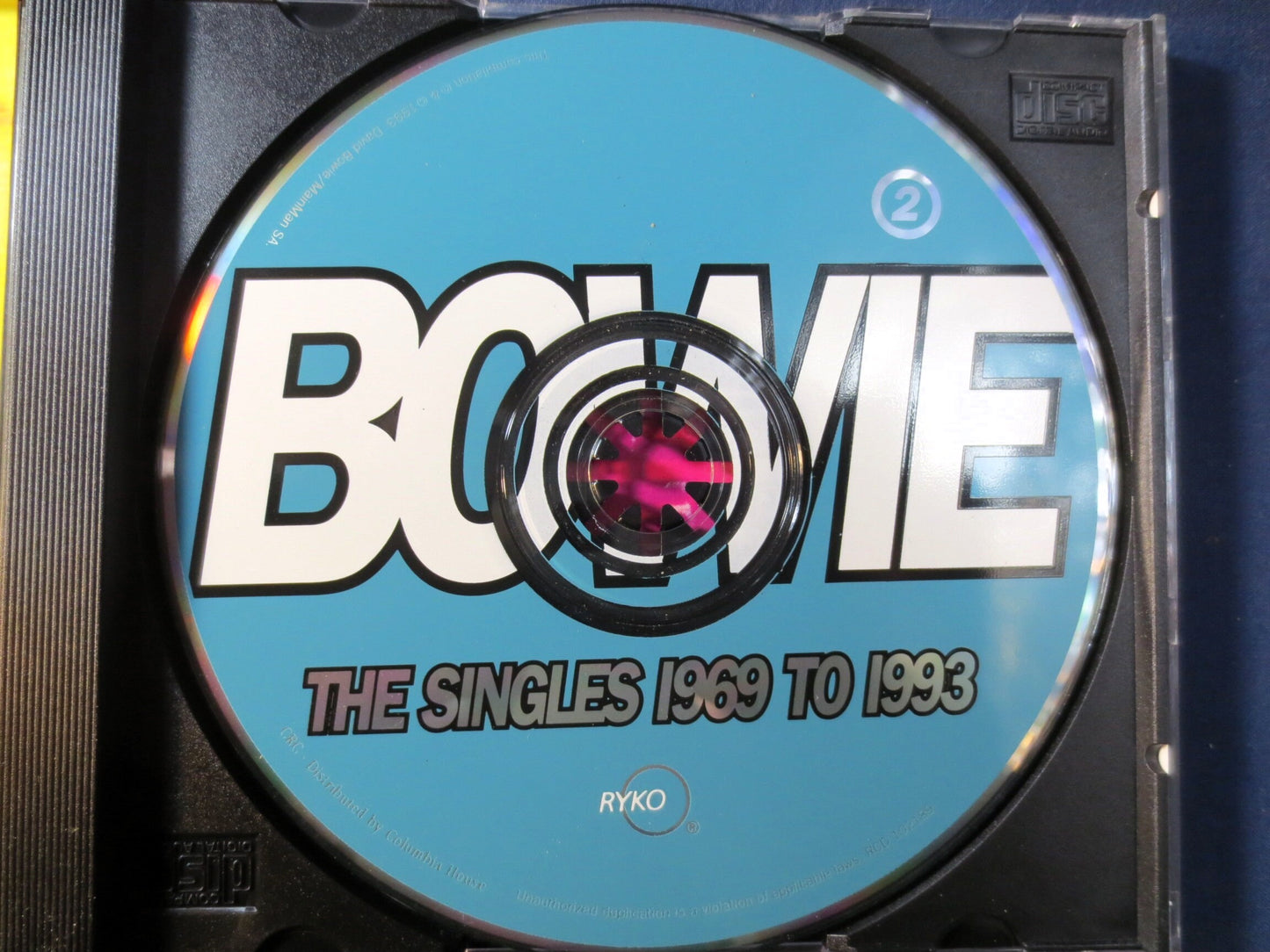 DAVID BOWIE, The SINGLES Cd: 1969-1993, Double Disc, Vintage Rock Cd
