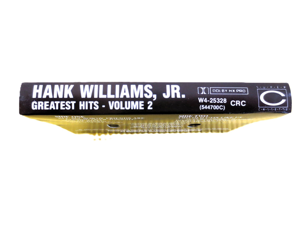 Hank Williams Jr. Greatest Hits Vol. 2 Cassette Tape, 1985 Country Album