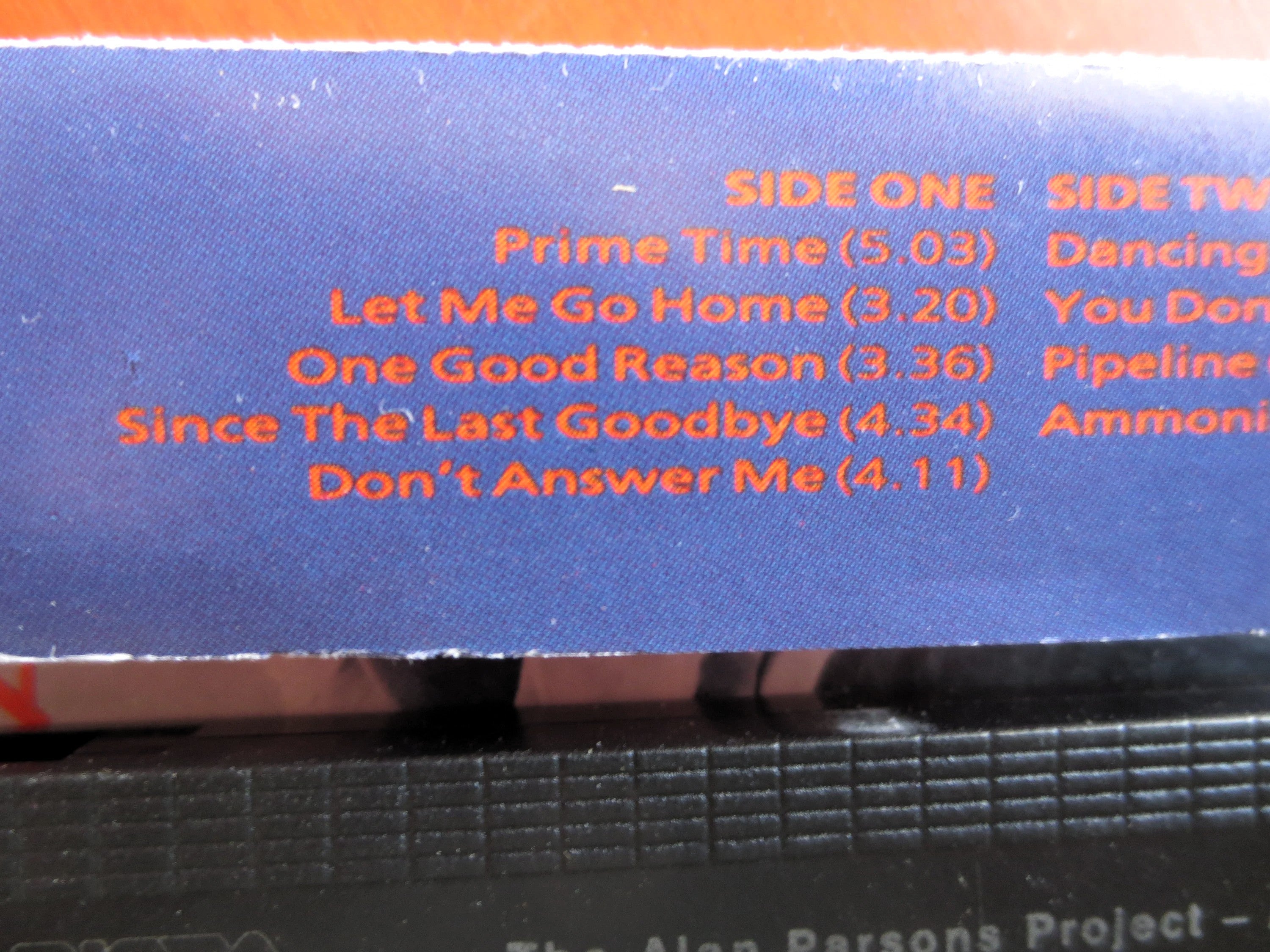 Alan Parsons Project – Ammonia Avenue (1984) Cassette