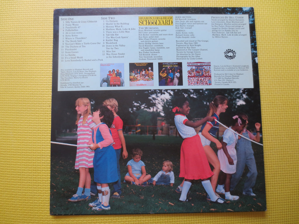 Sharon, Lois & Bram – In the Schoolyard (1981) Vinyl LP
