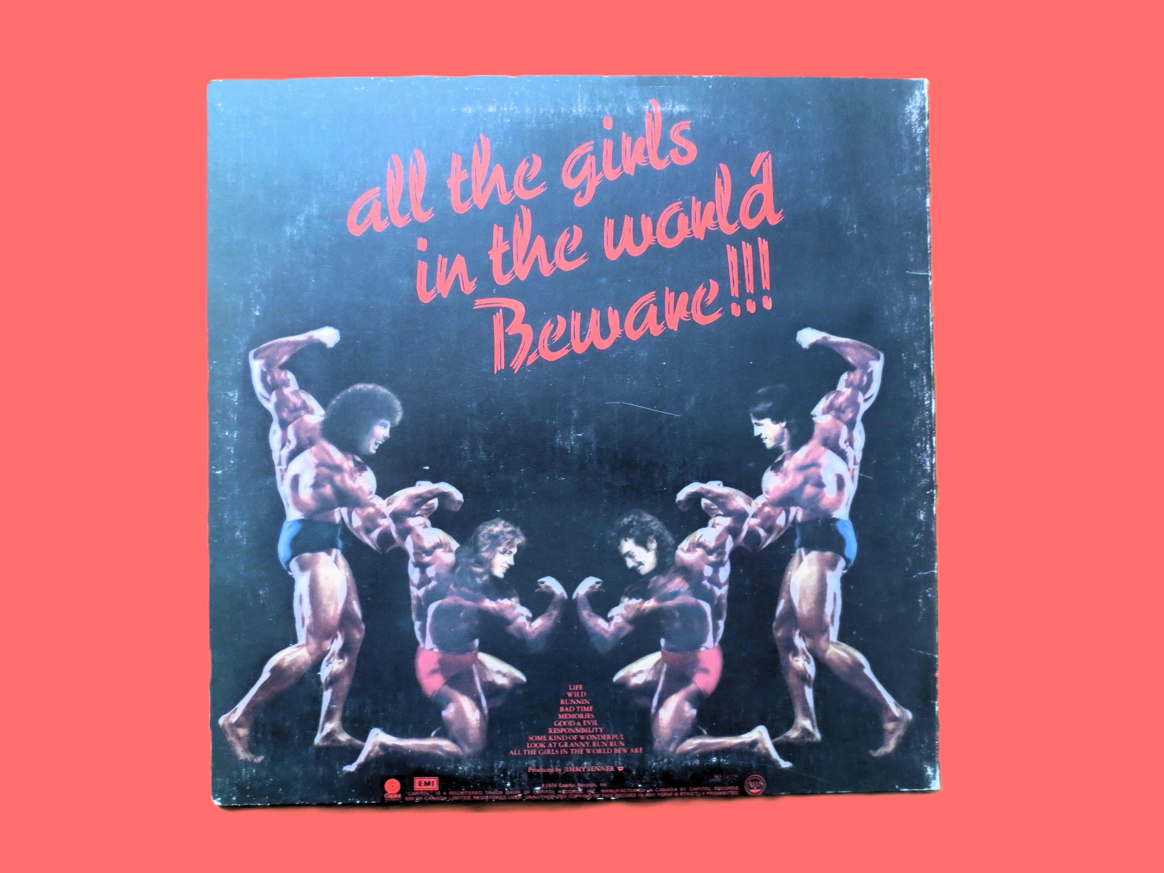 GRAND FUNK RAILROAD, All The Girls In The World Beware, Vintage Album, 1974 Record, Vinyl Lp