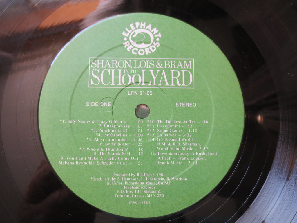 Sharon, Lois & Bram – In the Schoolyard (1981) Vinyl LP