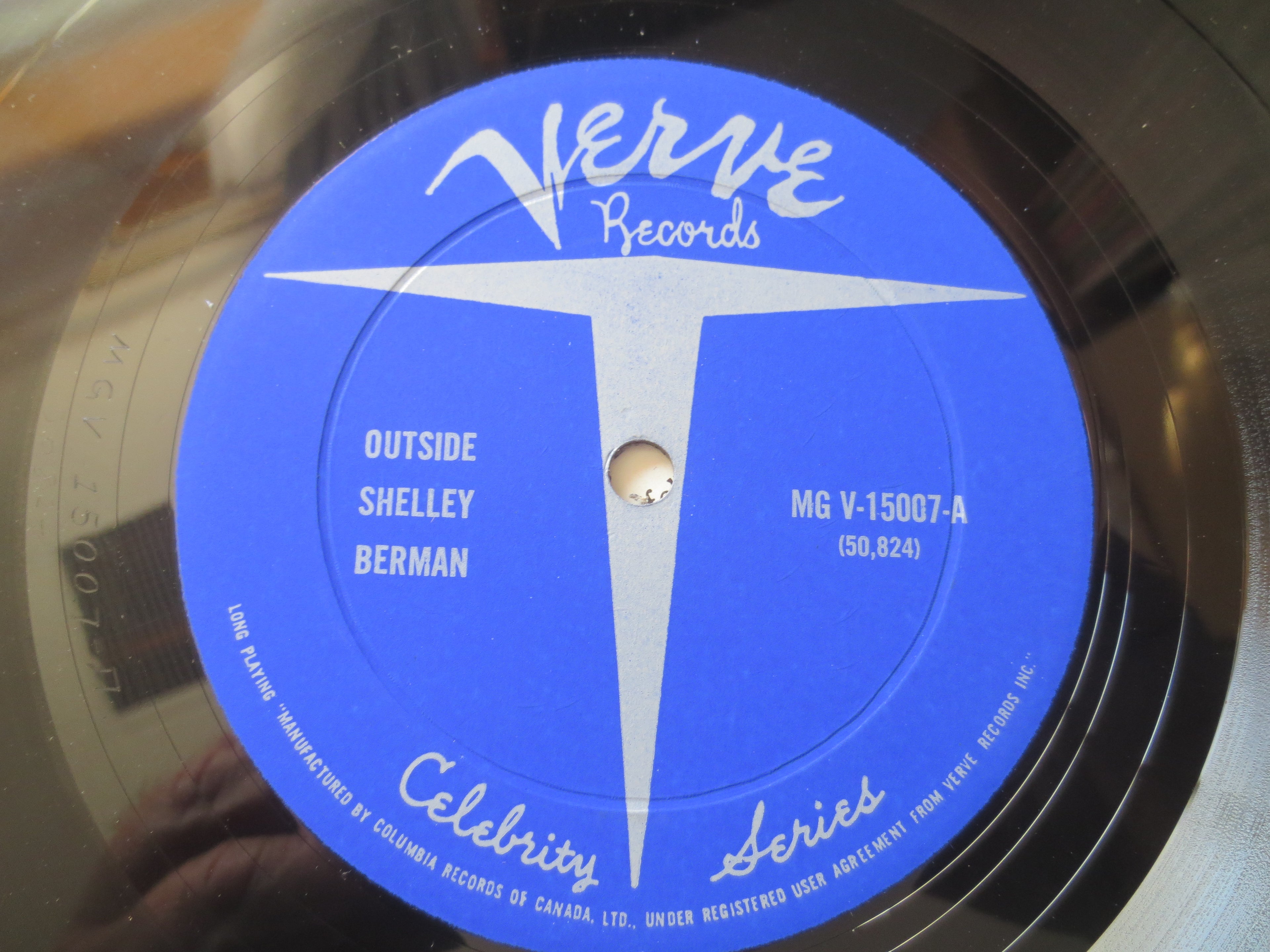 Shelley Berman – Outside Shelley Berman (1959) Vinyl LP