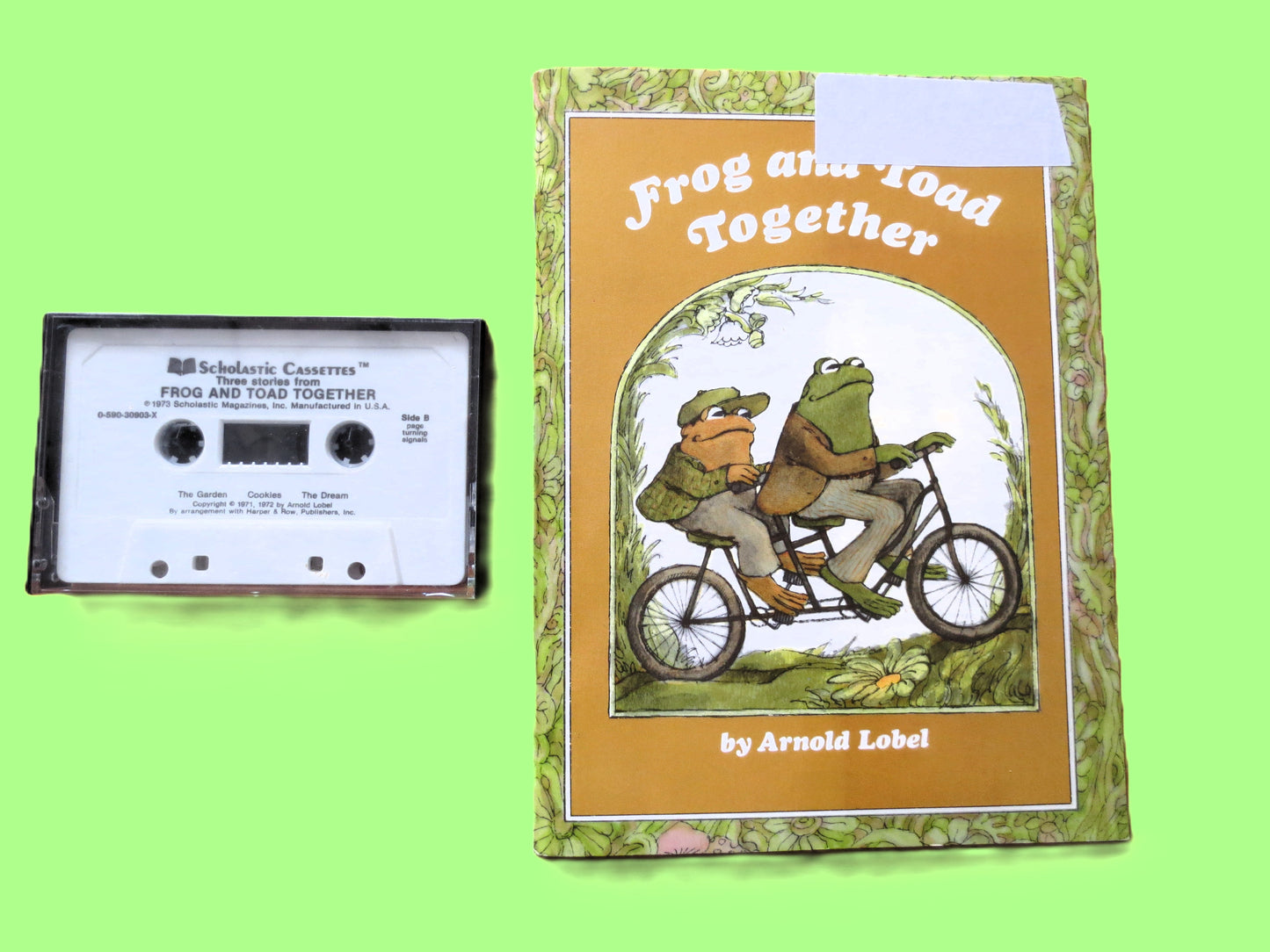 FROG and TOAD Together, Book and Cassette, Children's Story, 1972 Cassette Tape, Vintage Cassette