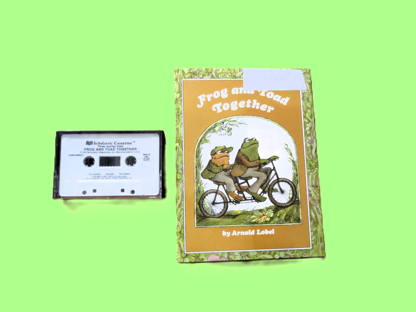 FROG and TOAD Together, Book and Cassette, Children's Story, 1972 Cassette Tape, Vintage Cassette