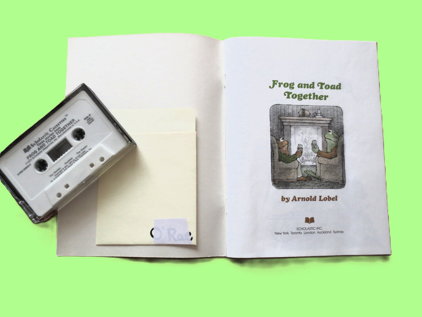 FROG and TOAD Together, Book and Cassette, Children's Story, 1972 Cassette Tape, Vintage Cassette