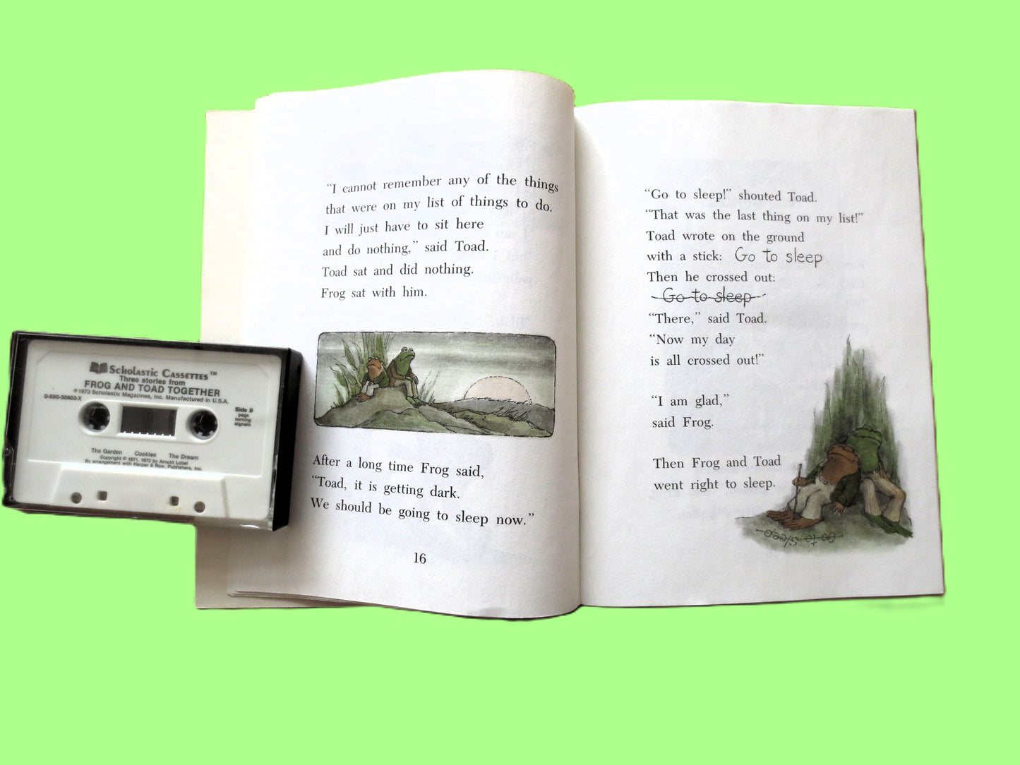 FROG and TOAD Together, Book and Cassette, Children's Story, 1972 Cassette Tape, Vintage Cassette