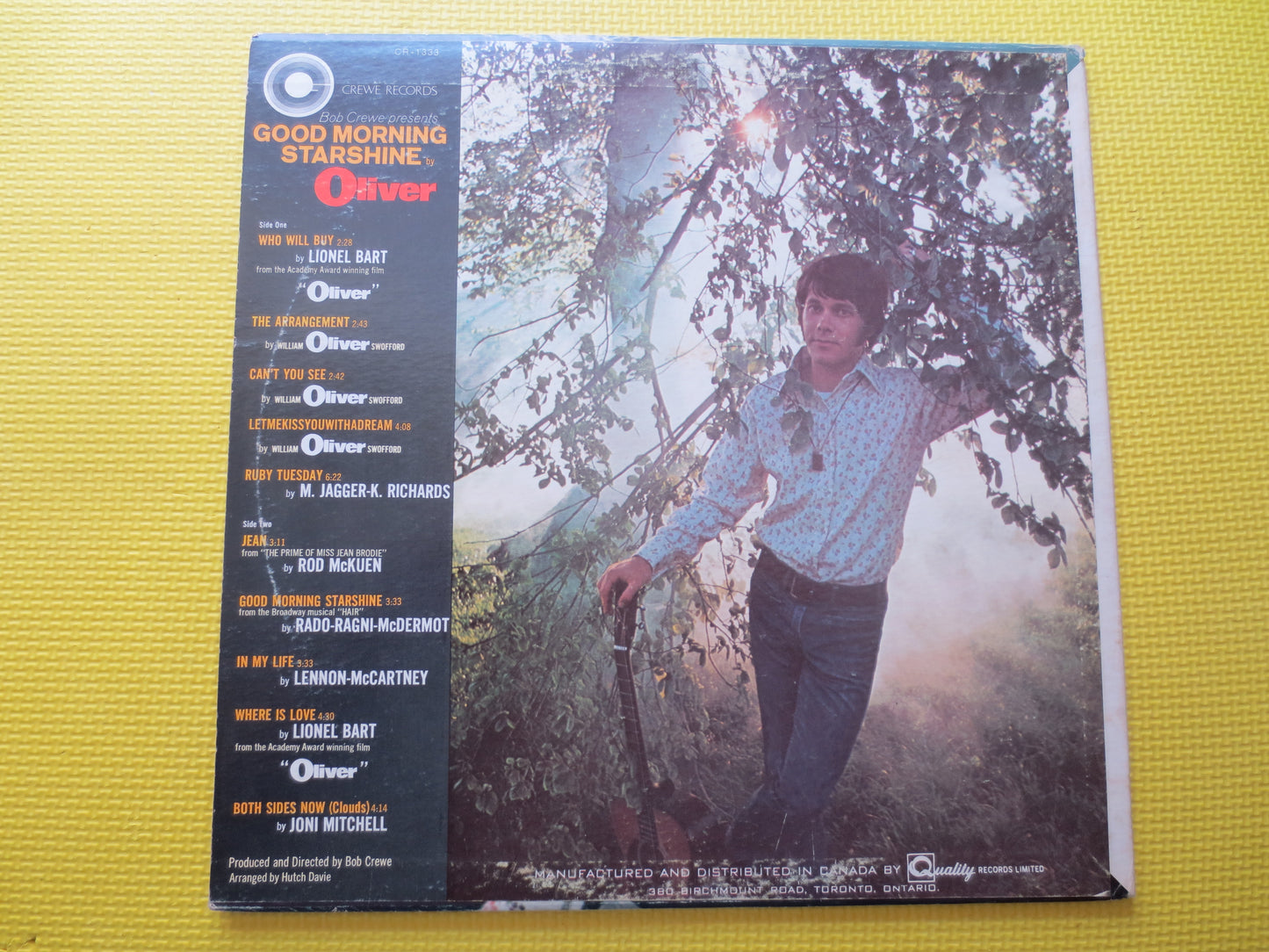GOOD MORNING Starshine, OLIVER, Oliver Album, Oliver Lp, Oliver Record, Crewe Records, Pop Music Record, Lps, 1969 Records