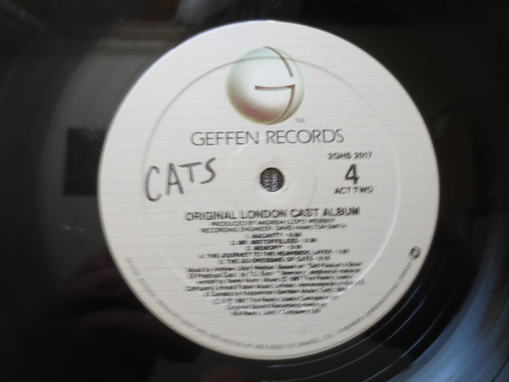 CATS, The MUSICAL, CATS Soundtrack, Andrew Lloyd Webber, Double Records, Cats Music Record, Theater Music Lp, 1981 Records