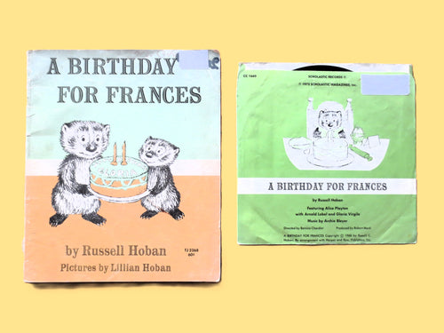 A Birthday For Frances, Book and Record, Children's Story, 1972 Record, Vintage Vinyl