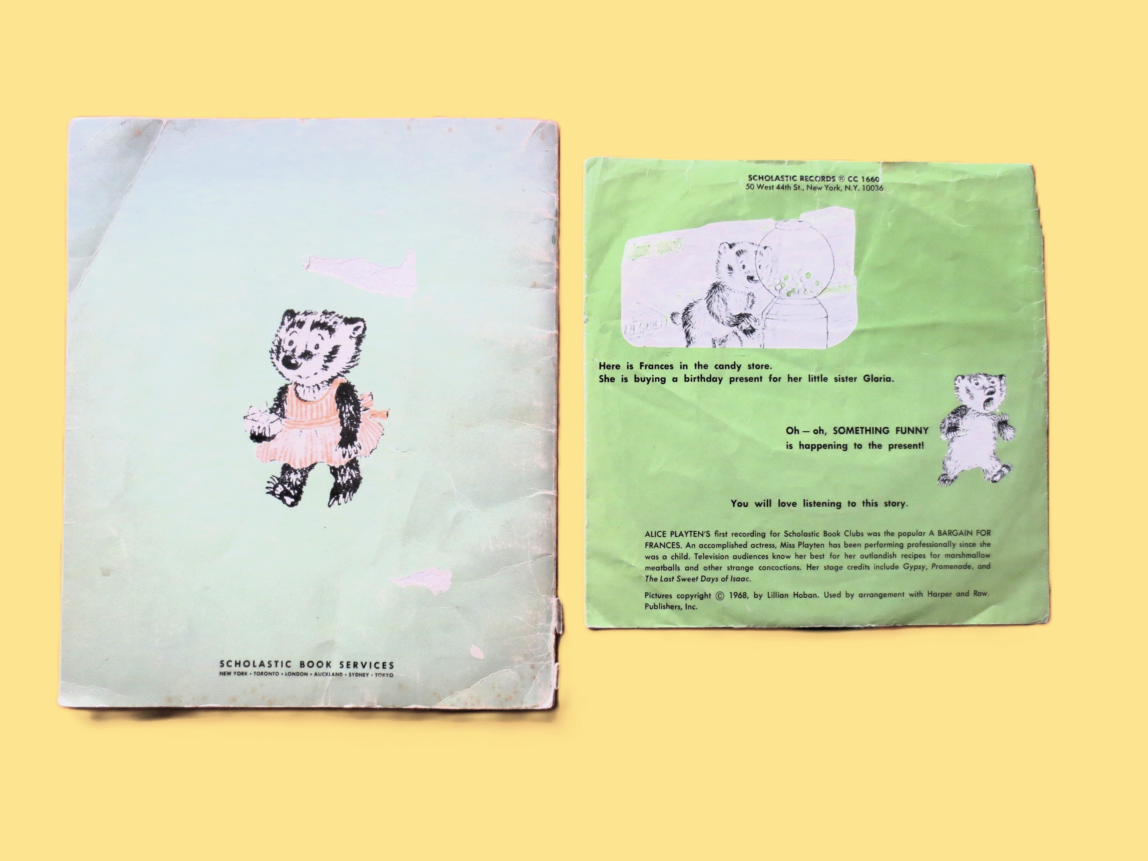 A Birthday For Frances, Book and Record, Children's Story, 1972 Record, Vintage Vinyl