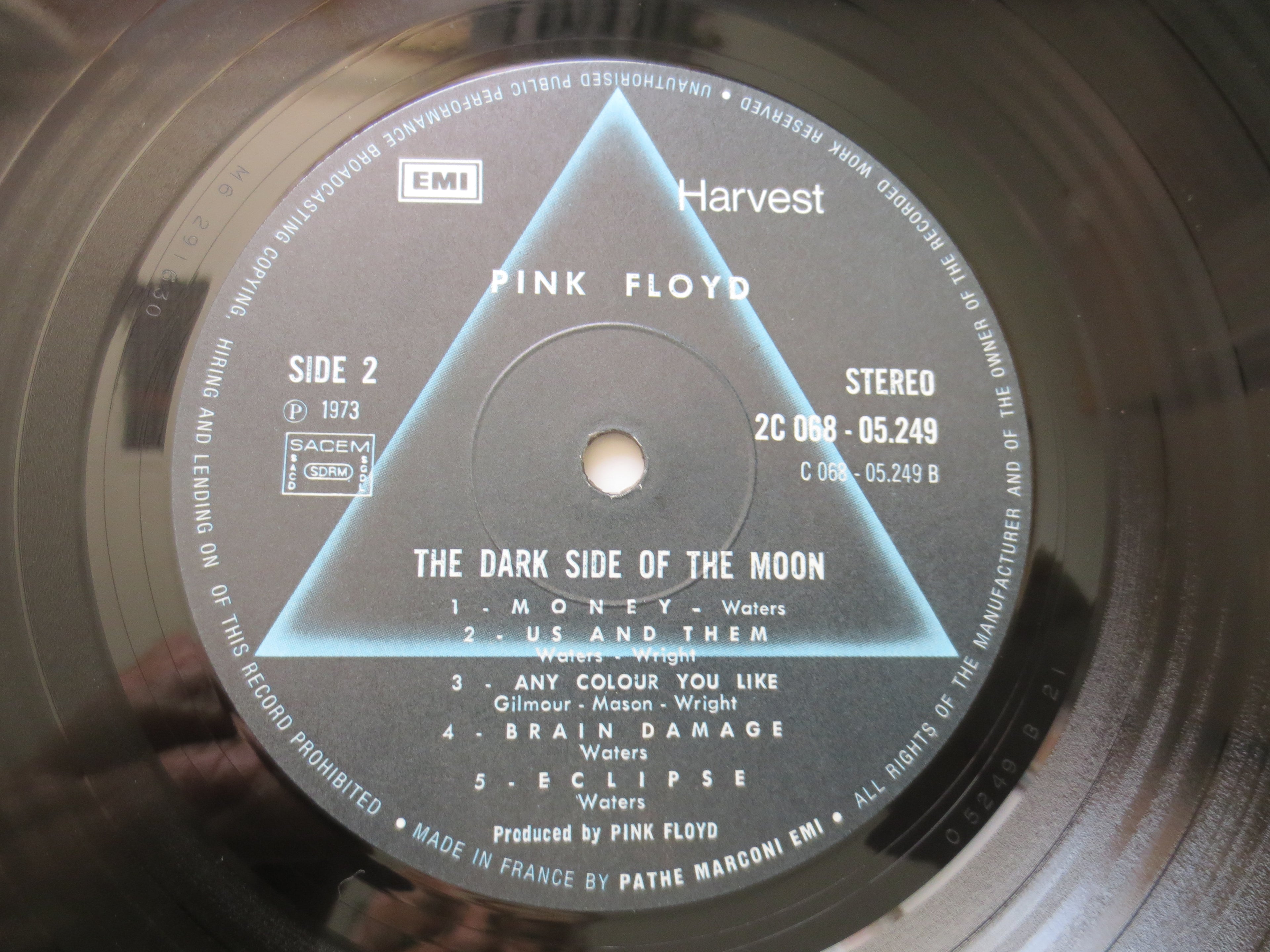 Pink Floyd – The Dark Side of the Moon, France Edition Vinyl LP