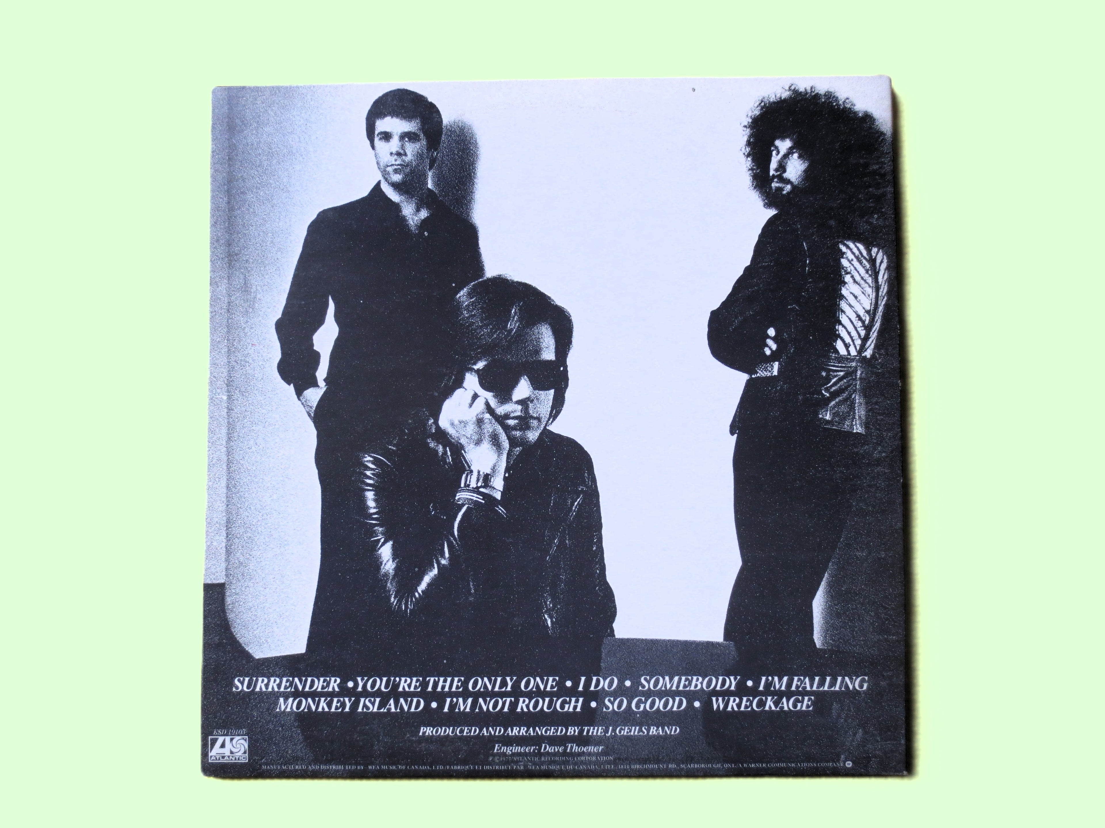 The J. Geils Band – Monkey Island (1977) Vinyl LP