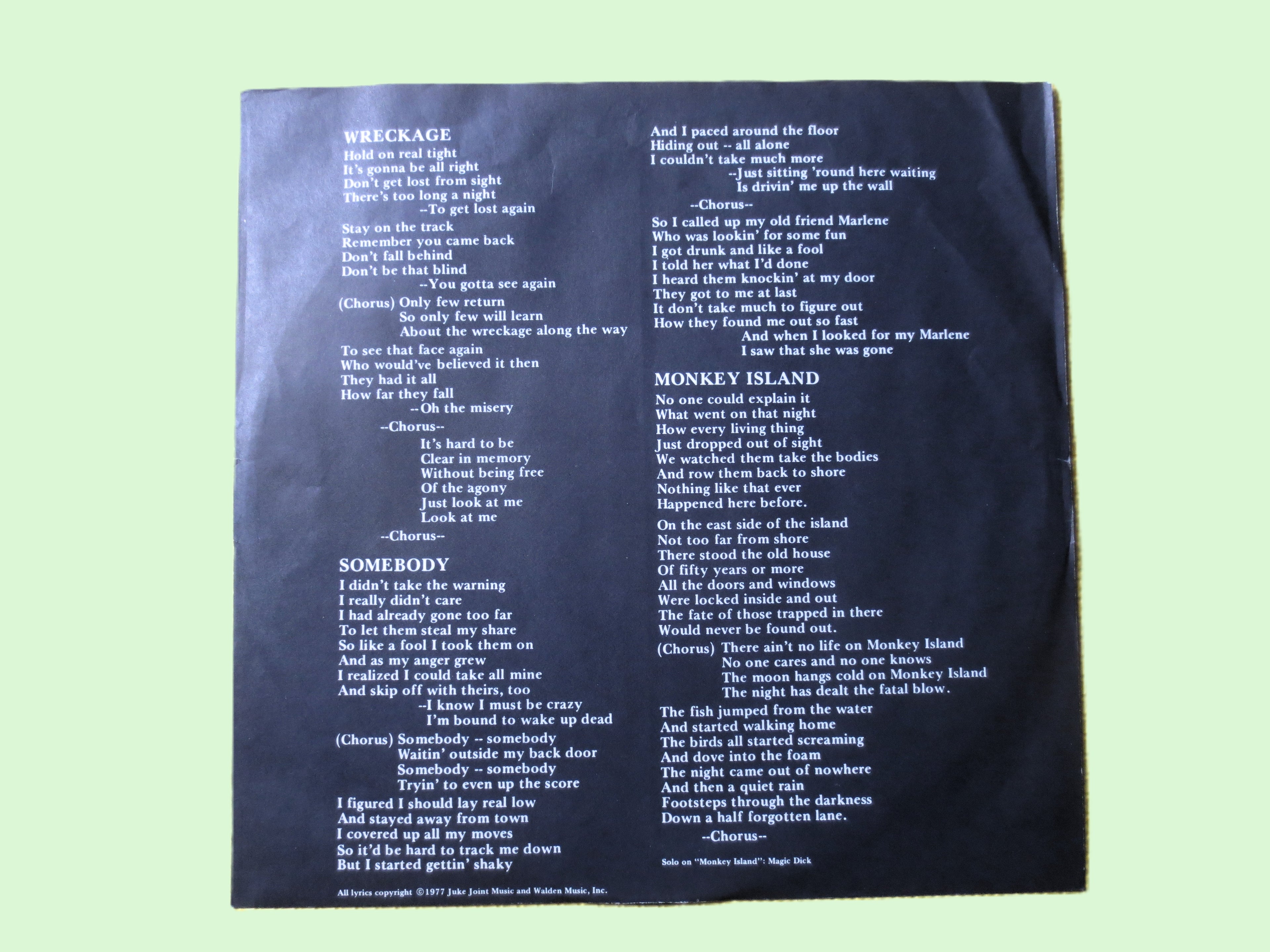 The J. Geils Band – Monkey Island (1977) Vinyl LP